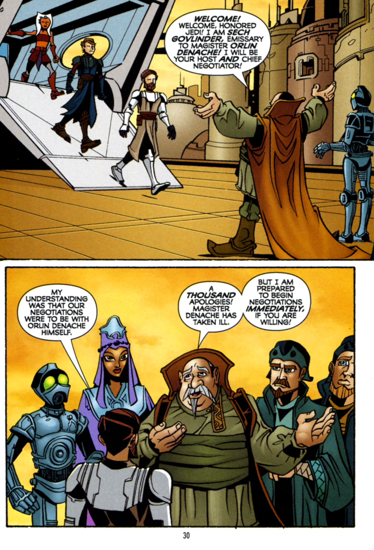 Read online Star Wars: The Clone Wars - The Wind Raiders of Taloraan comic -  Issue # Full - 29