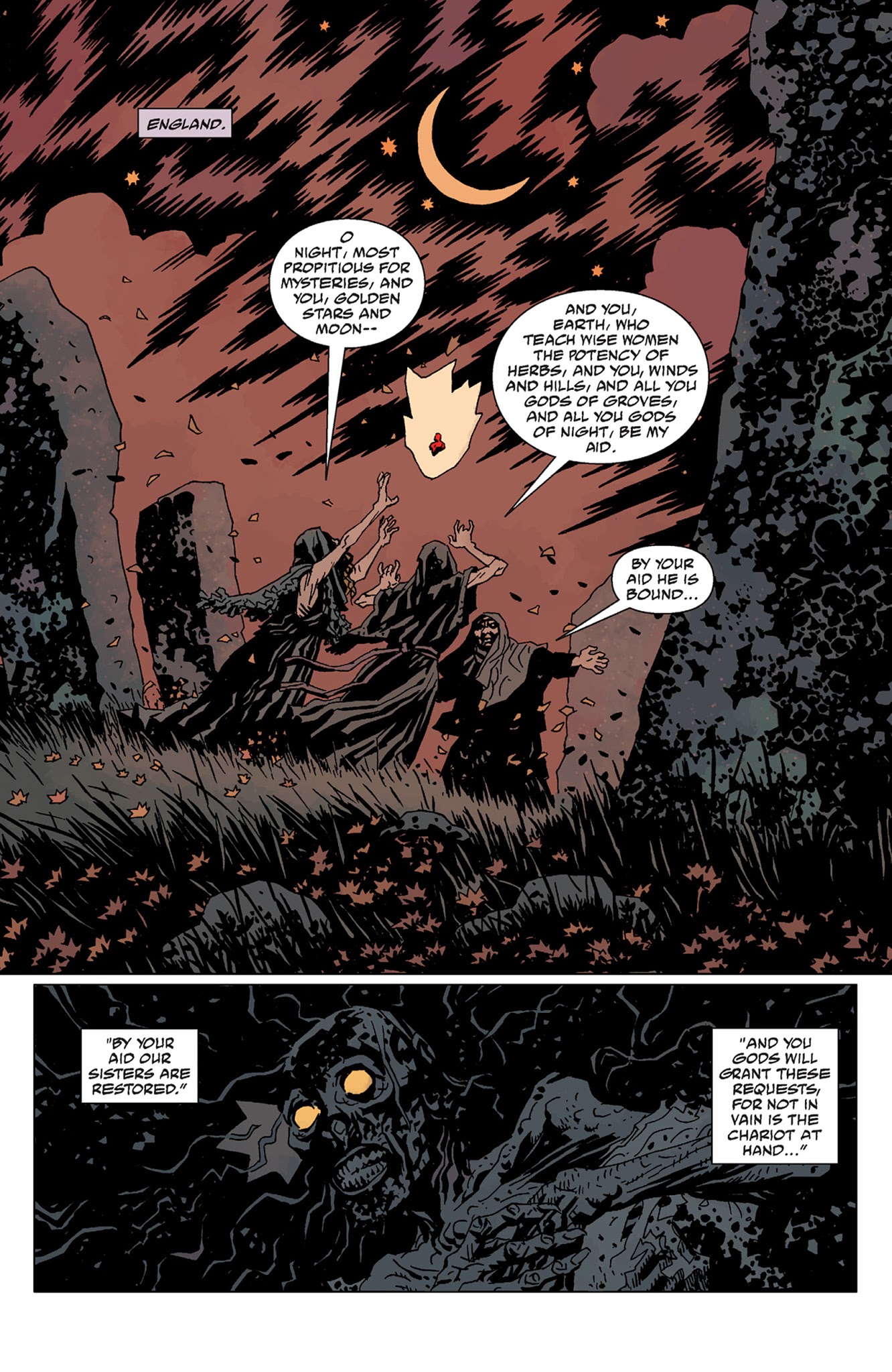 Read online Hellboy: Darkness Calls comic -  Issue # TPB - 36