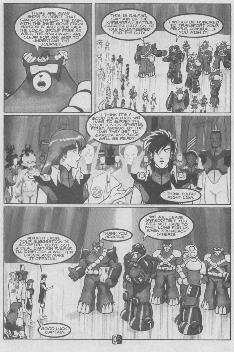 Read online Robotech II: The Sentinels comic -  Issue #9 - 6