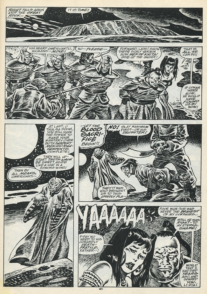 Read online The Savage Sword Of Conan comic -  Issue #193 - 43