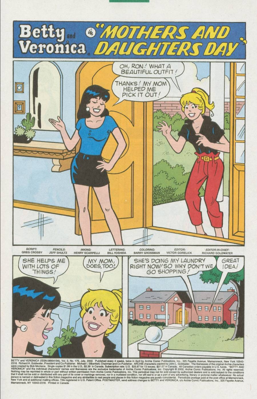 Read online Betty and Veronica (1987) comic -  Issue #175 - 2