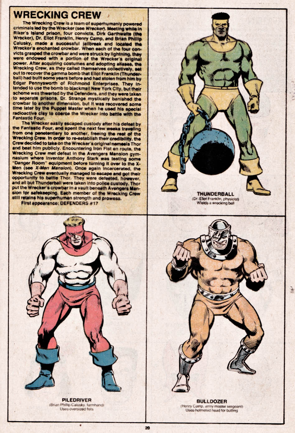 The Official Handbook of the Marvel Universe issue 12 - Page 21
