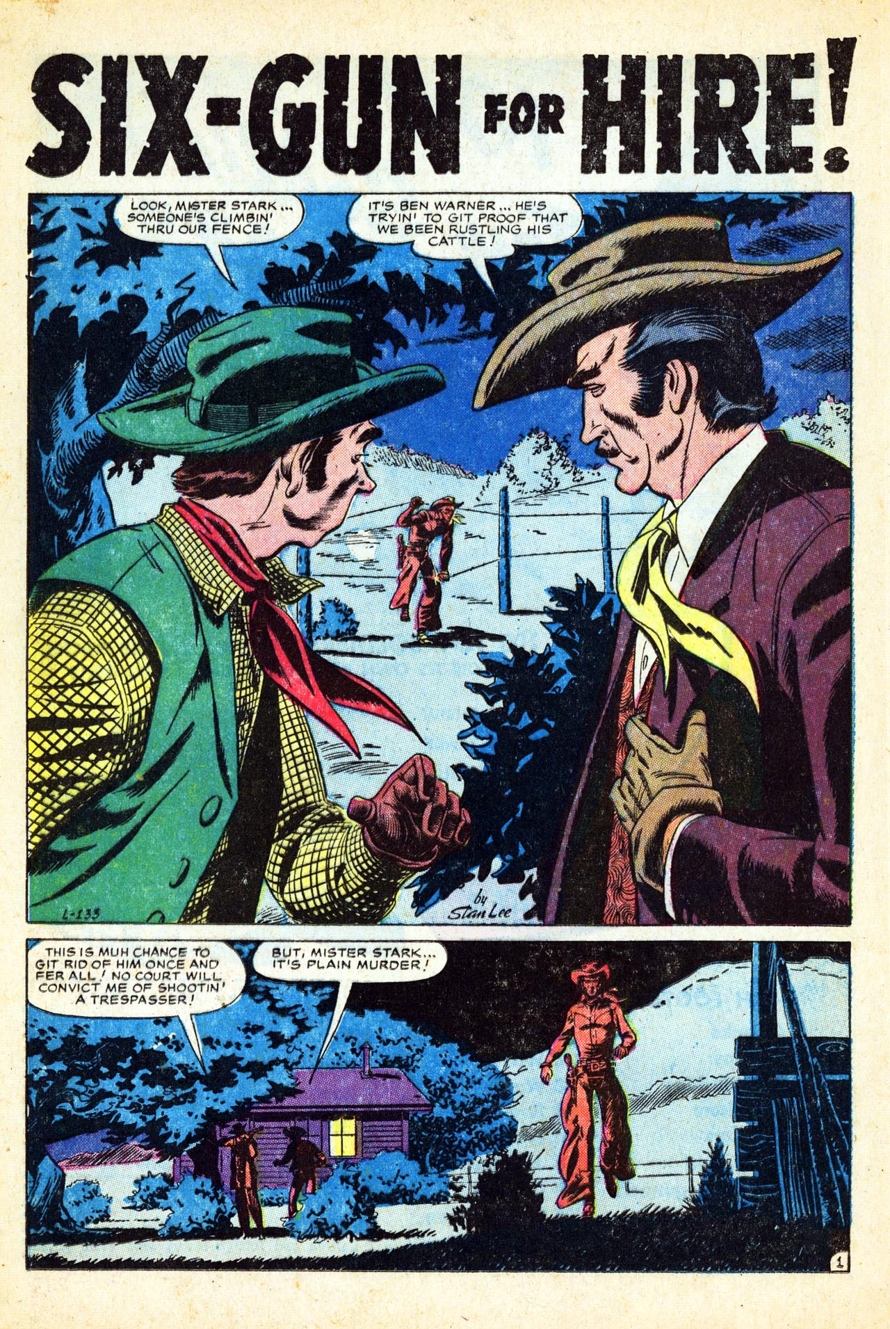 Read online Six-Gun Western comic -  Issue #1 - 20