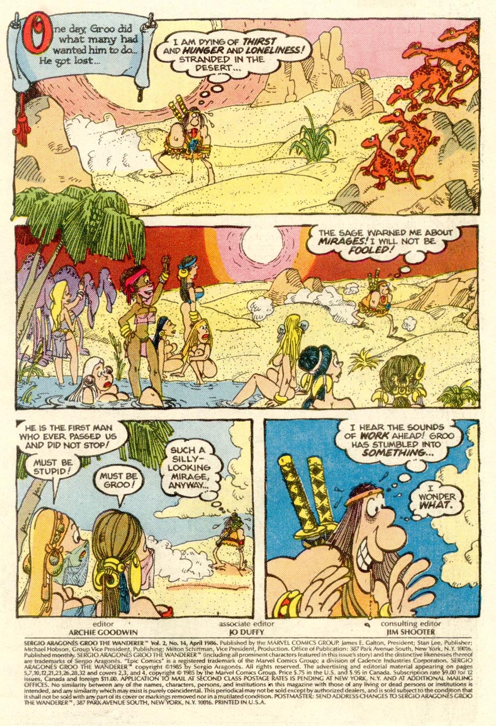 Read online Sergio Aragonés Groo the Wanderer comic -  Issue #14 - 2