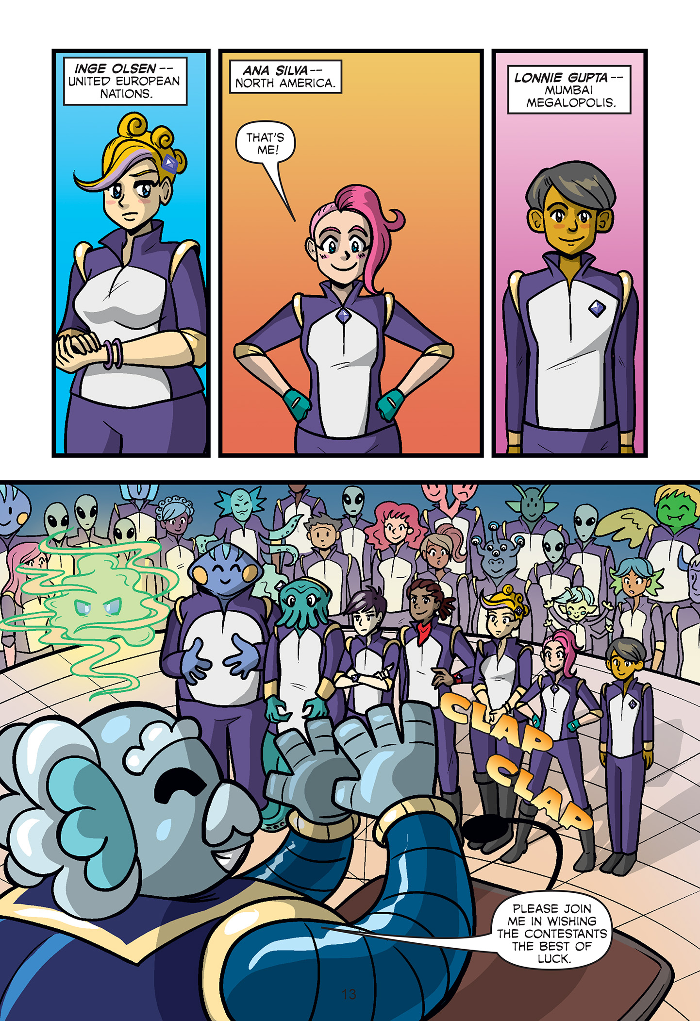 Read online Ana and the Cosmic Race comic -  Issue # TPB - 15