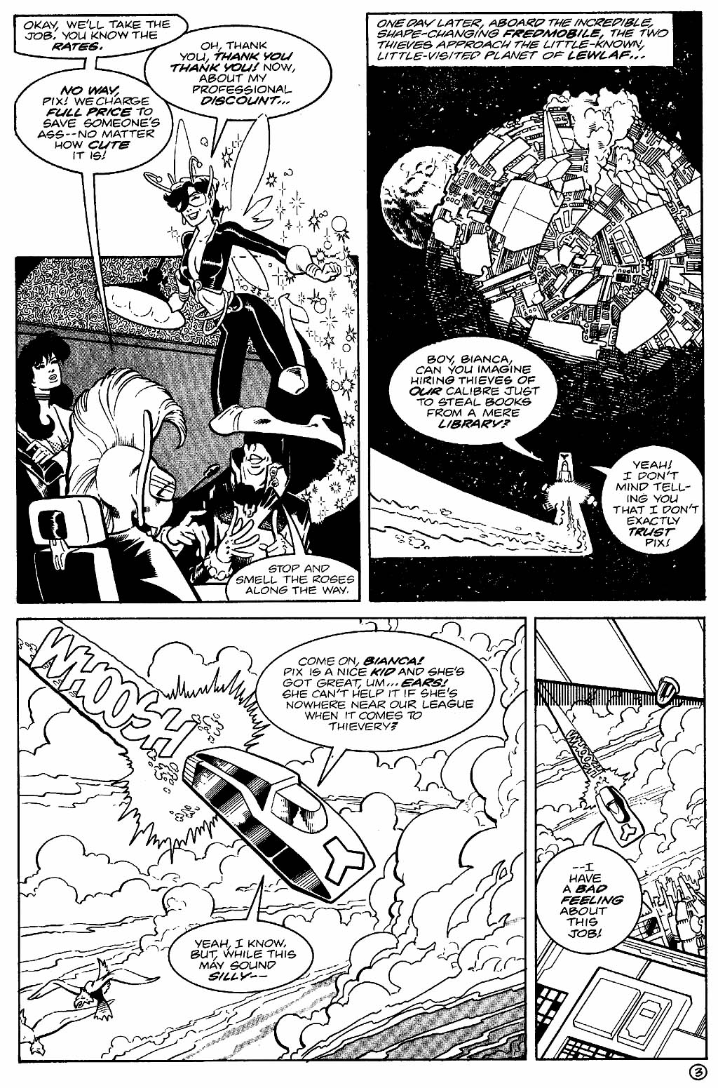 Read online Aristocratic Xtraterrestrial Time-Traveling Thieves comic -  Issue #6 - 4