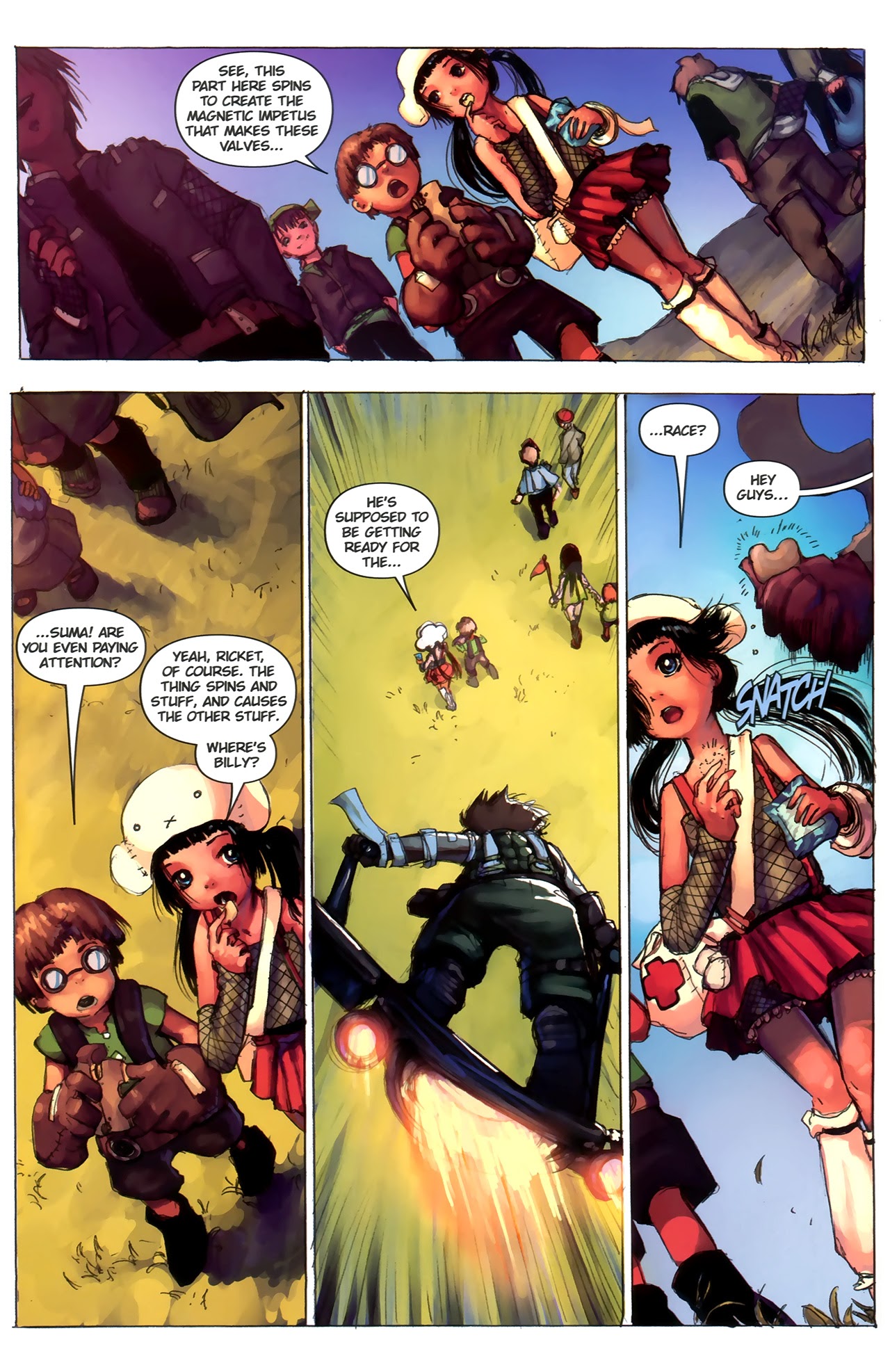 Read online Sky Pirates Of Neo Terra comic -  Issue #1 - 7