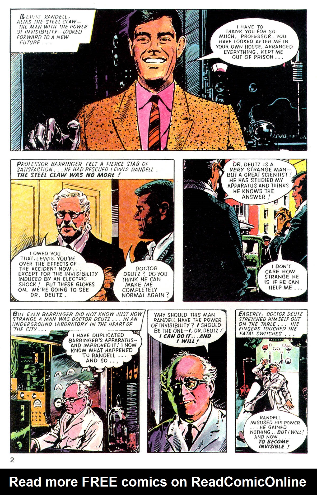 Read online The Steel Claw comic -  Issue #3 - 4