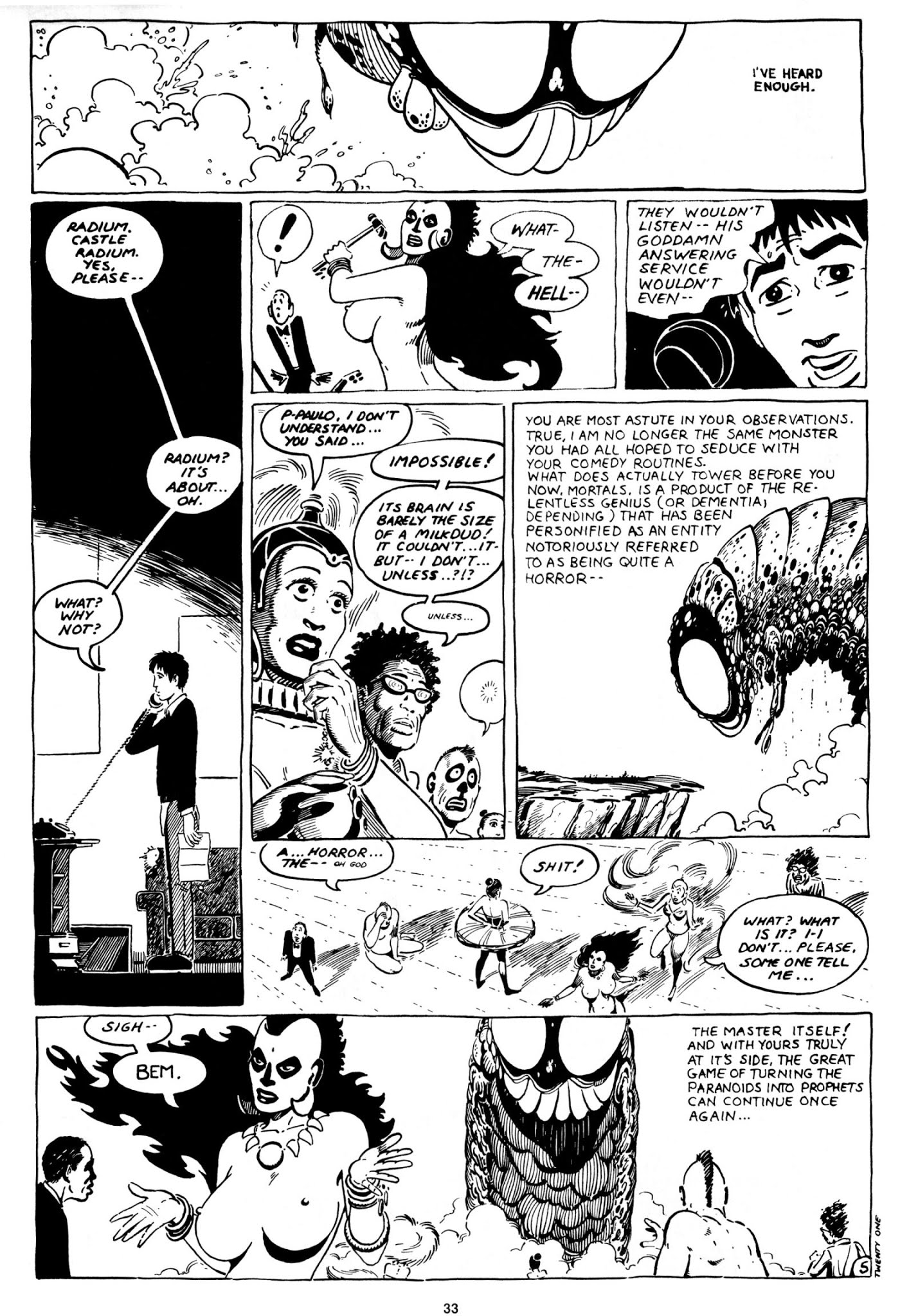 Read online Love and Rockets (1982) comic -  Issue #1 - 33