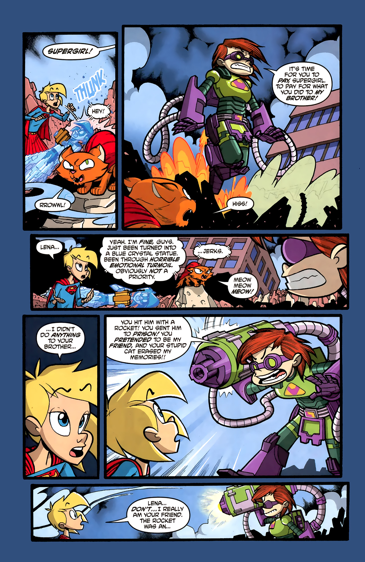 Read online Supergirl: Cosmic Adventures in the 8th Grade comic -  Issue #6 - 5