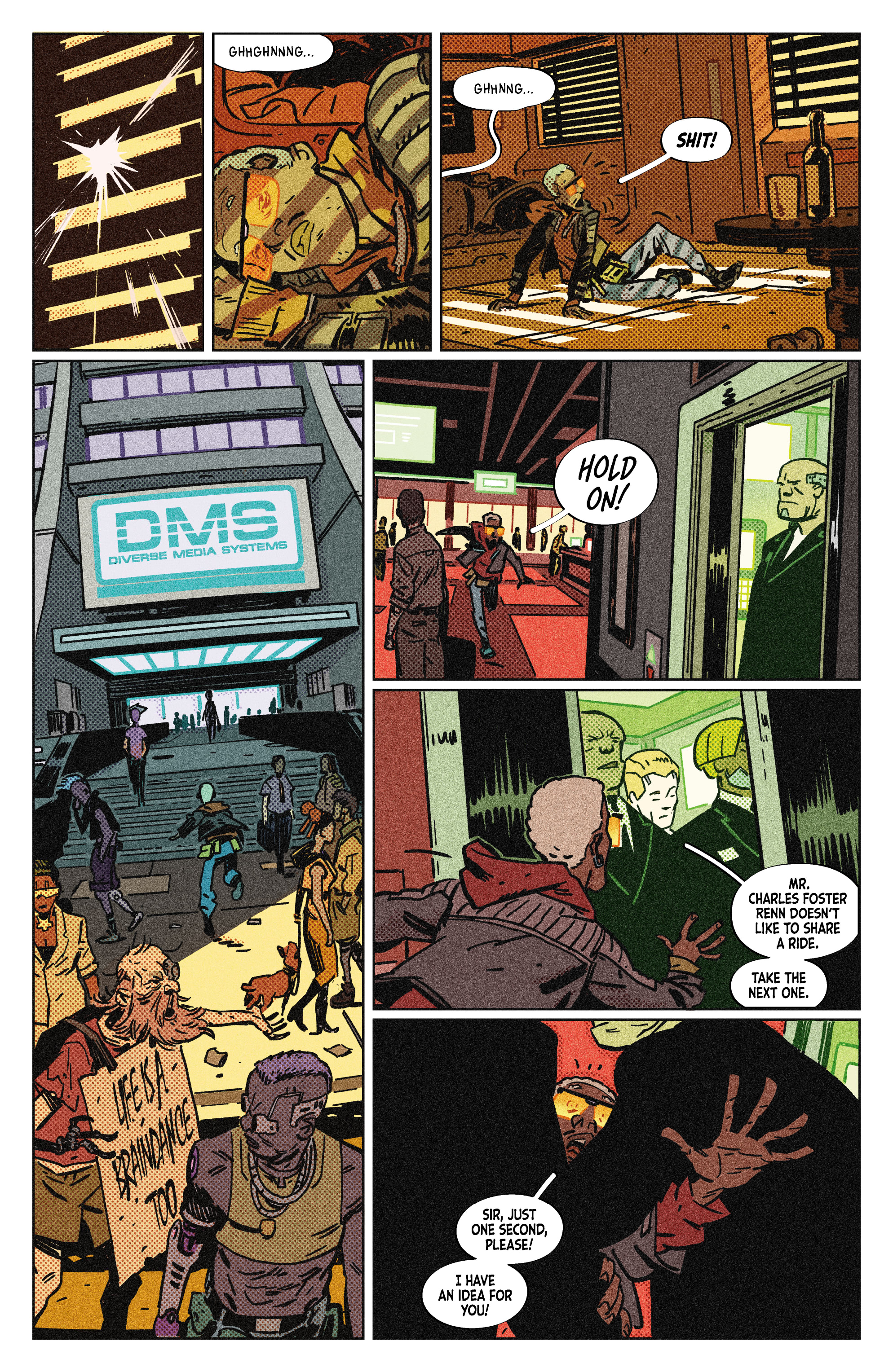 Read online Cyberpunk 2077: Blackout comic -  Issue #1 - 15