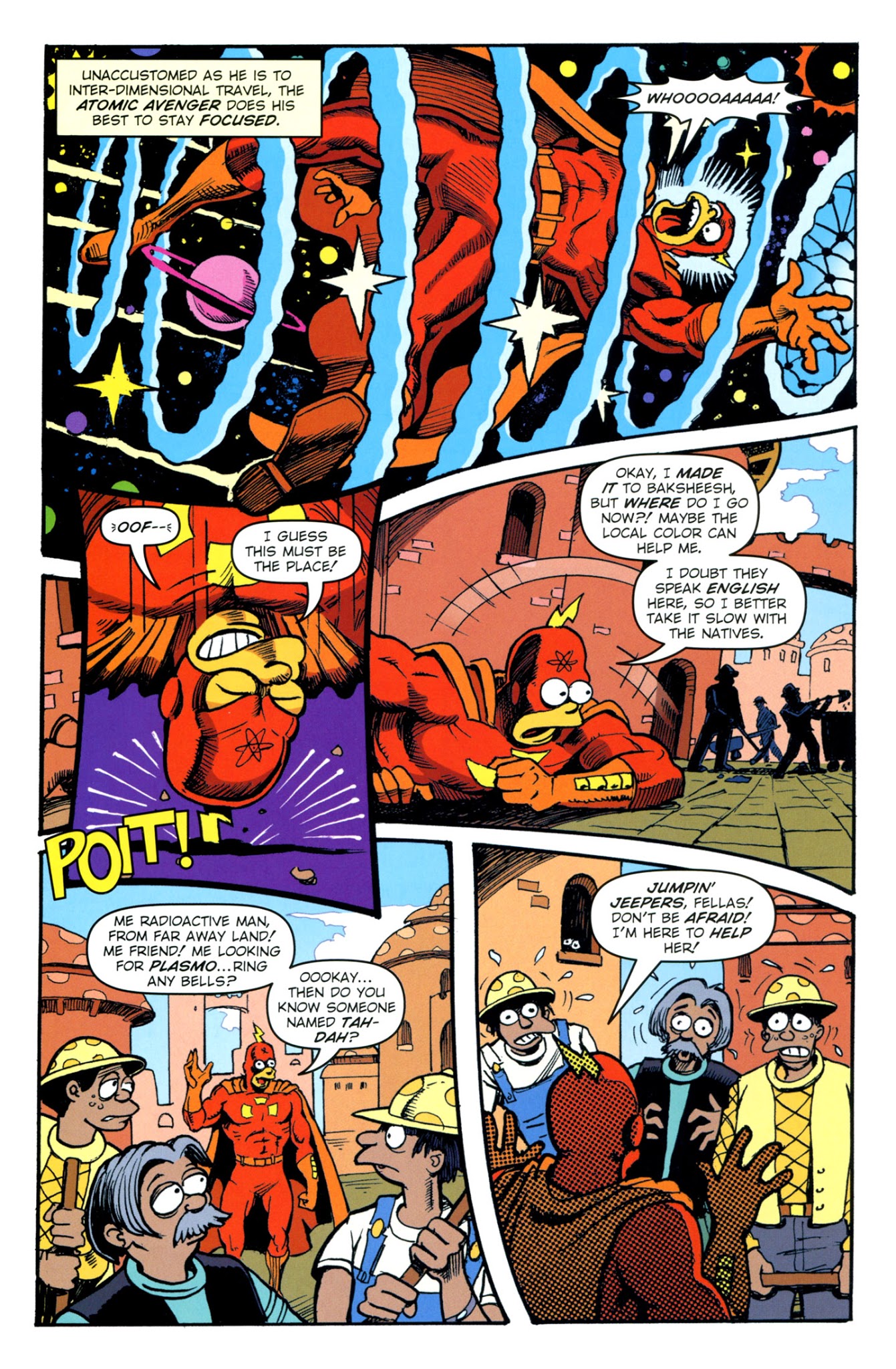 Read online Bongo Comics Presents Simpsons Super Spectacular comic -  Issue #15 - 20