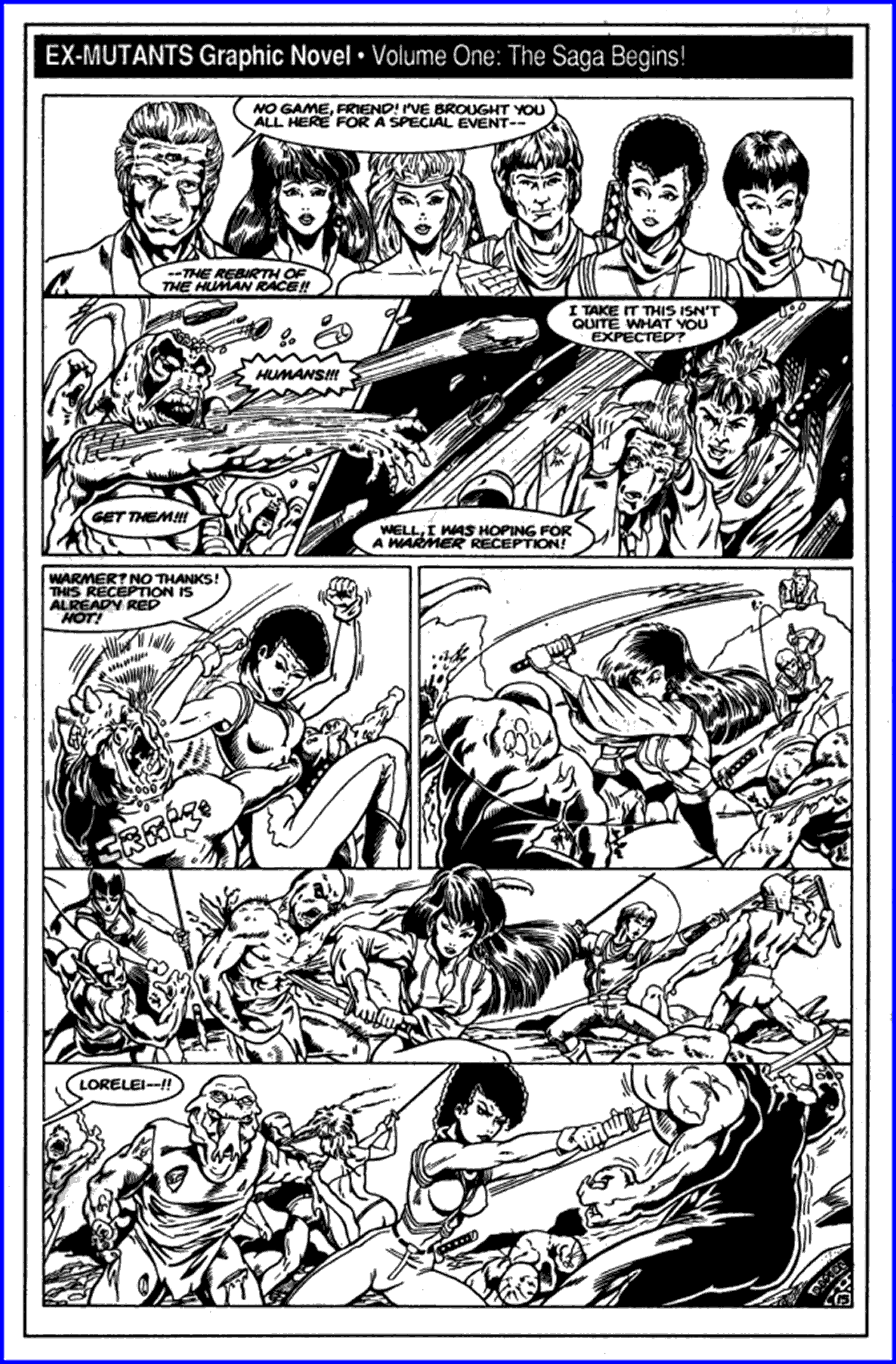 Read online Ex-Mutants (1986) comic -  Issue #6 - 37