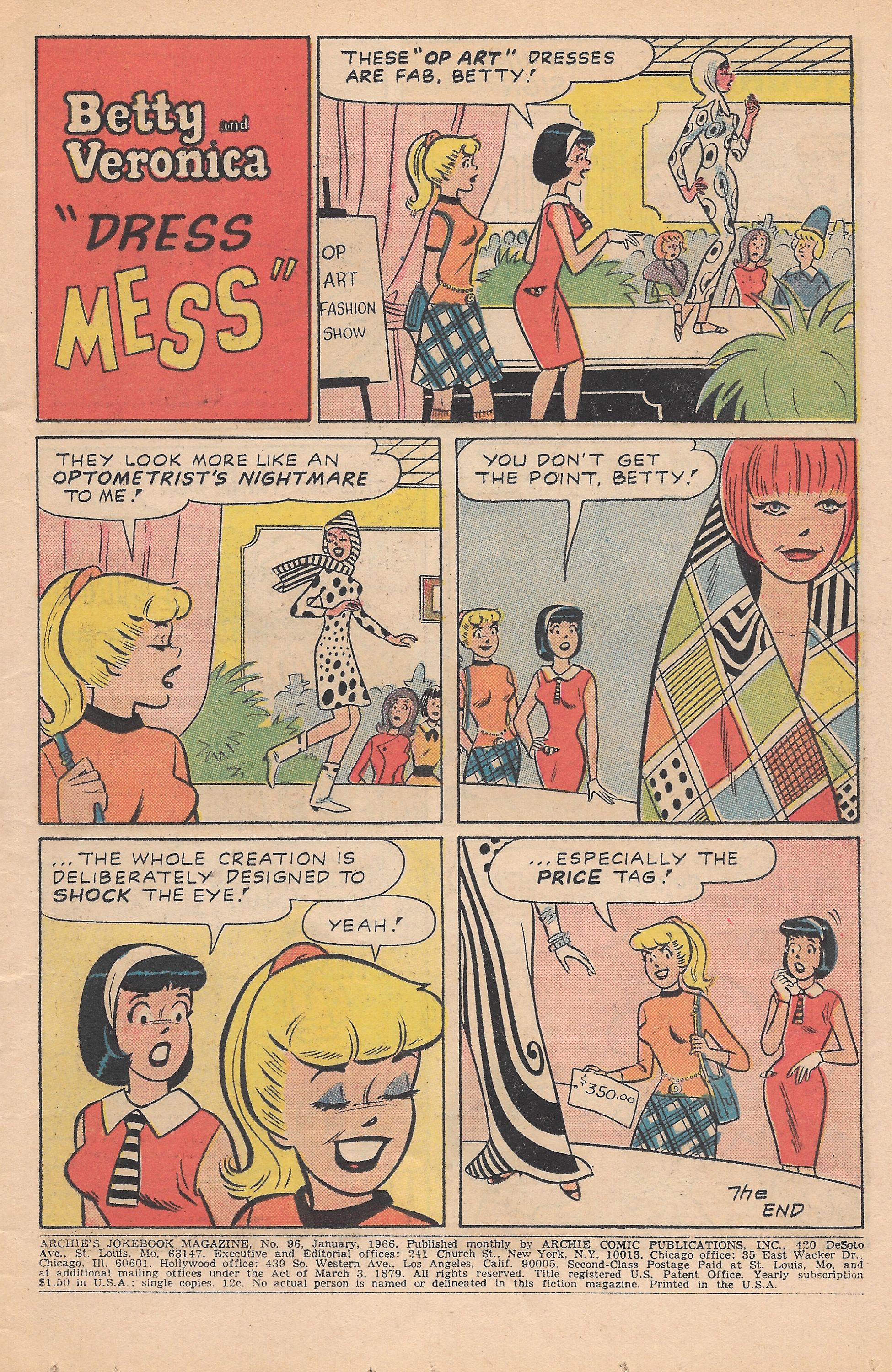 Read online Archie's Joke Book Magazine comic -  Issue #96 - 3