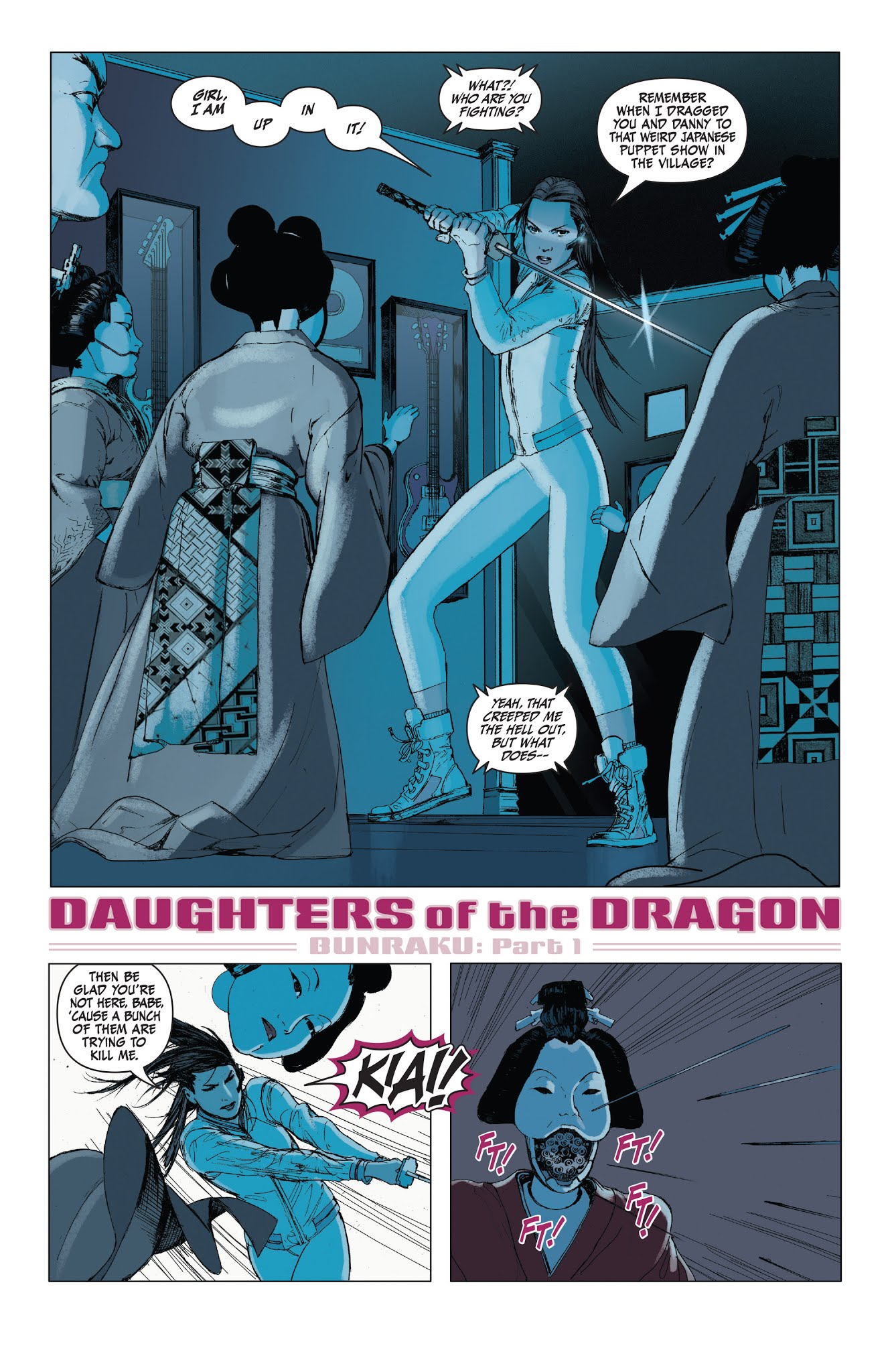Read online Daughters of the Dragon (2018) comic -  Issue #1 - 4