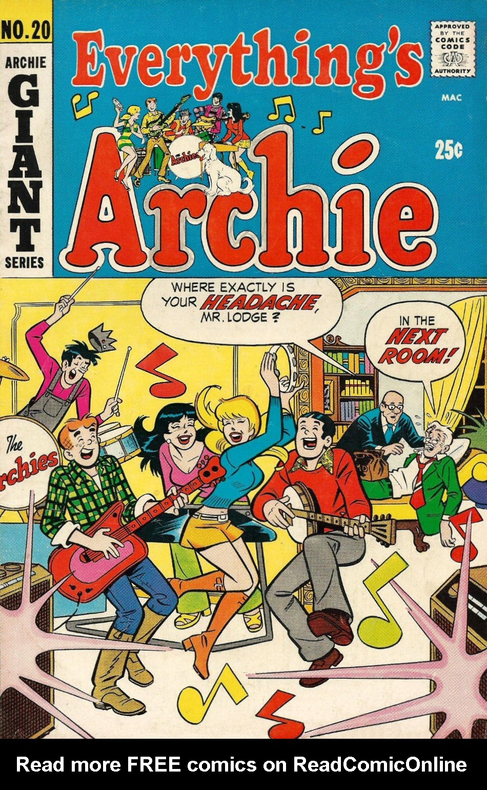 Read online Everything's Archie comic -  Issue #20 - 1