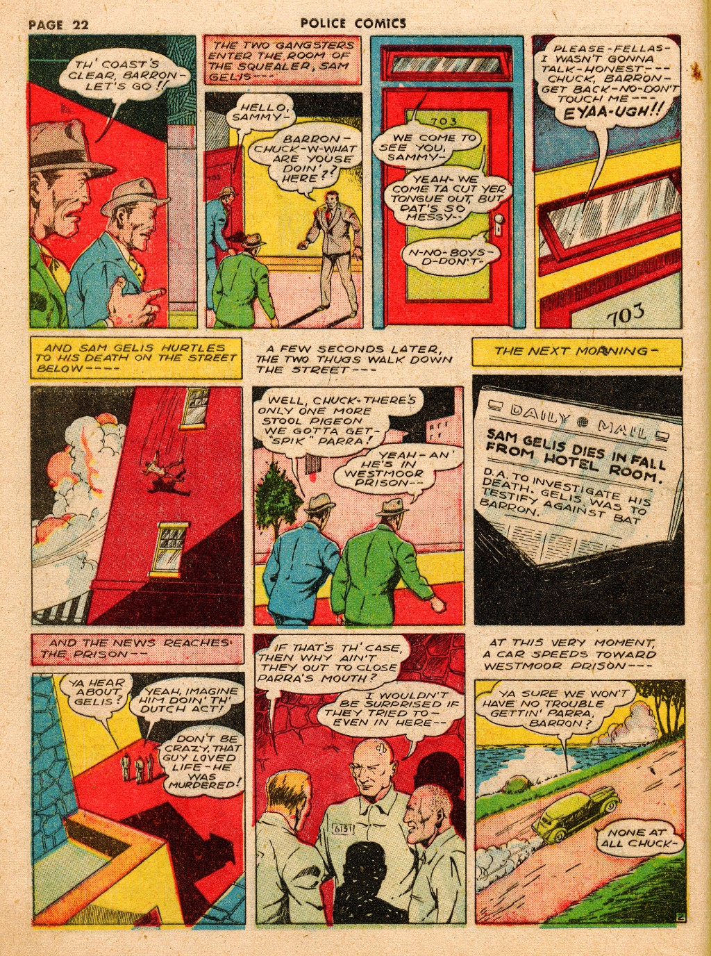 Read online Police Comics comic -  Issue #9 - 29