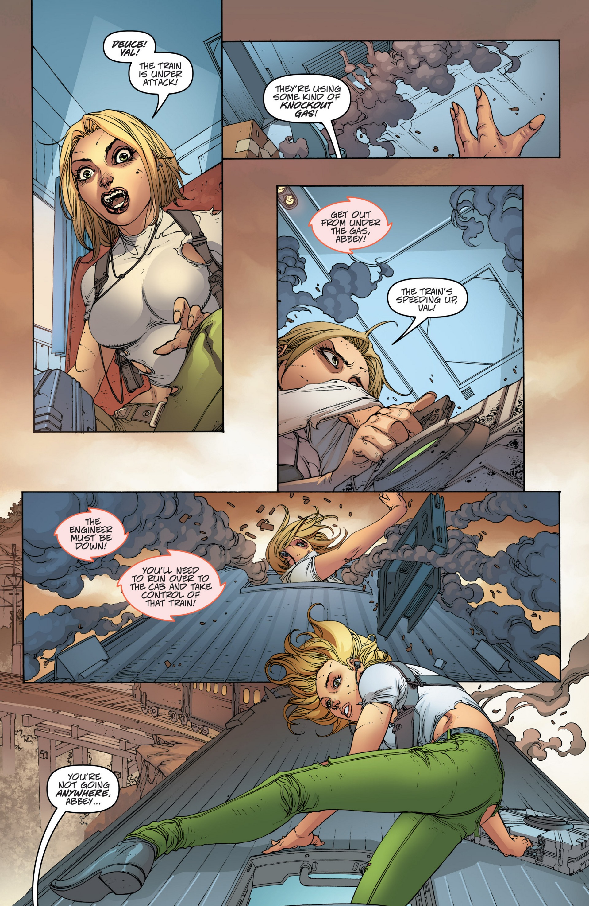 Read online Danger Girl: The Chase comic -  Issue #3 - 21