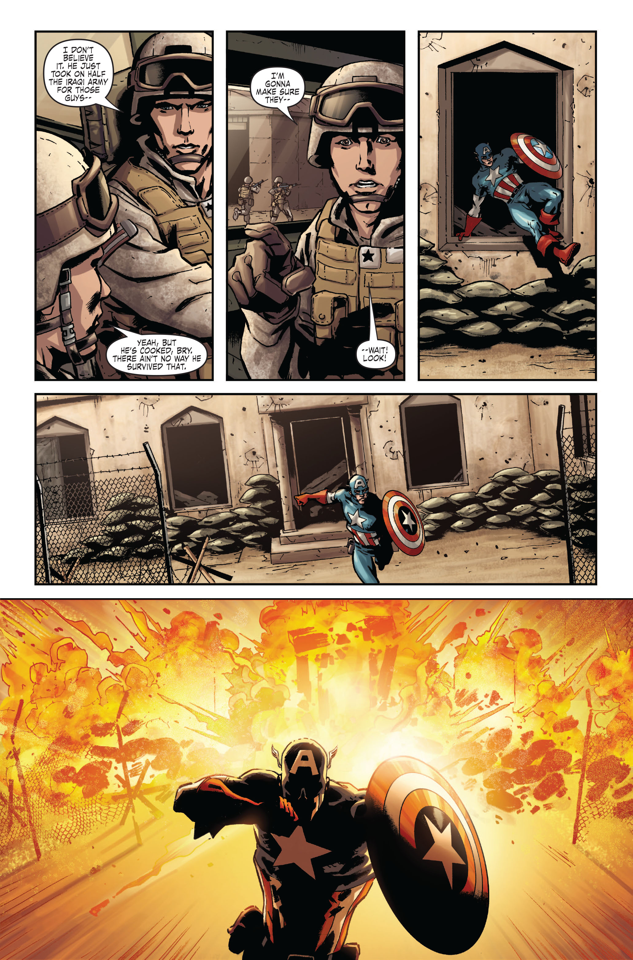 Captain America Theater of War: To Soldier On Full Page 11