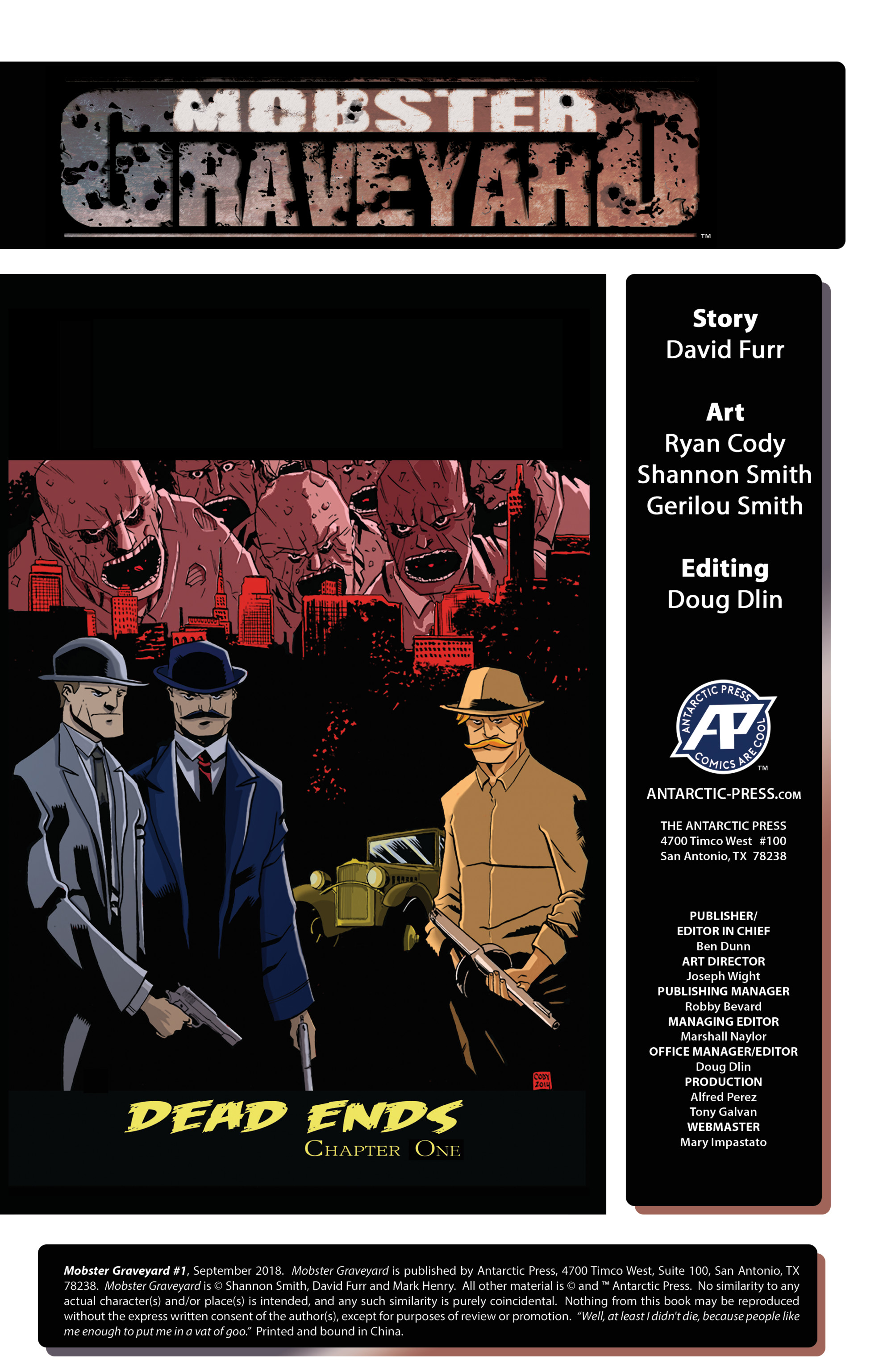 Read online Mobster Graveyard comic -  Issue #1 - 2