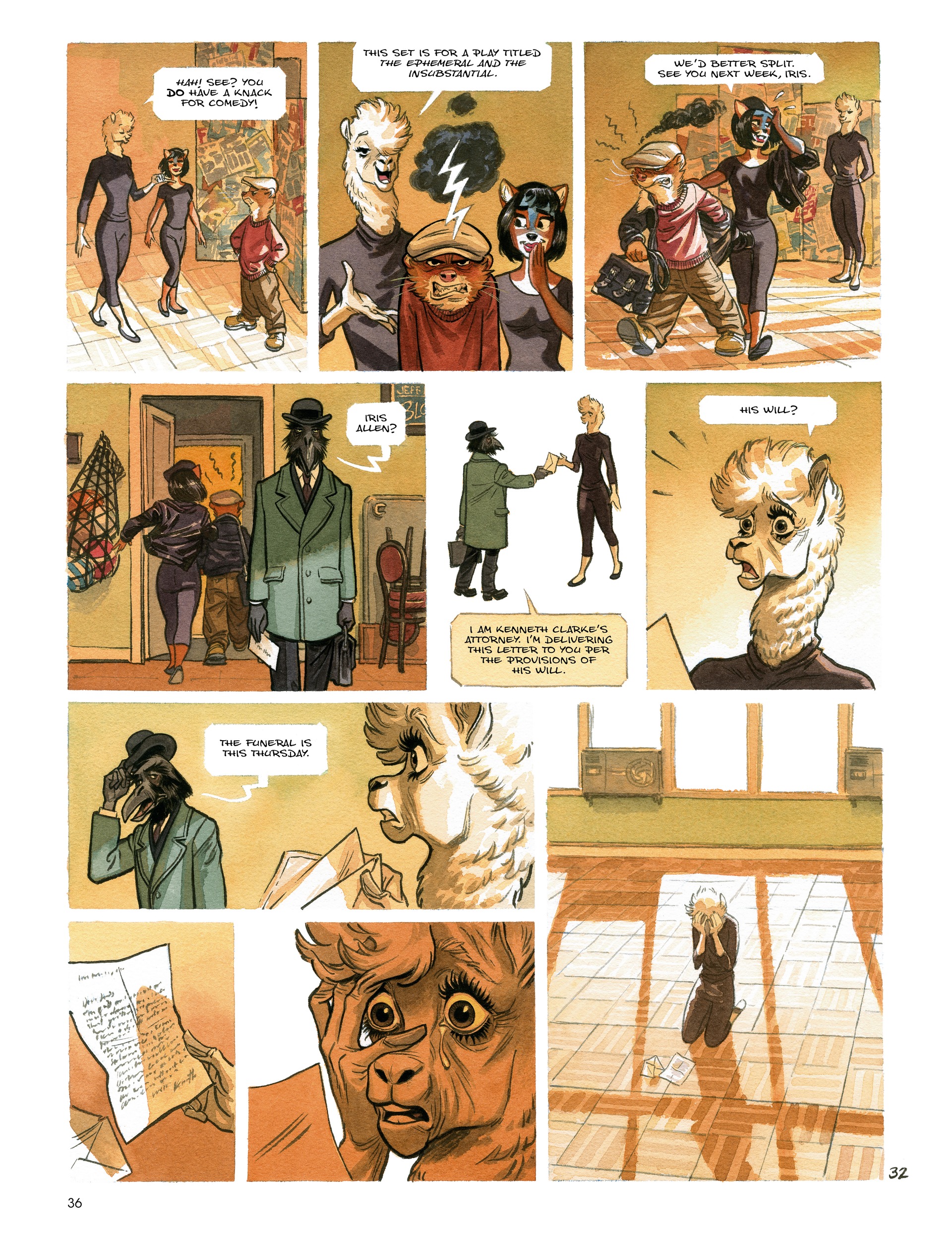 Read online Blacksad: They All Fall Down · Part One comic -  Issue # TPB - 38