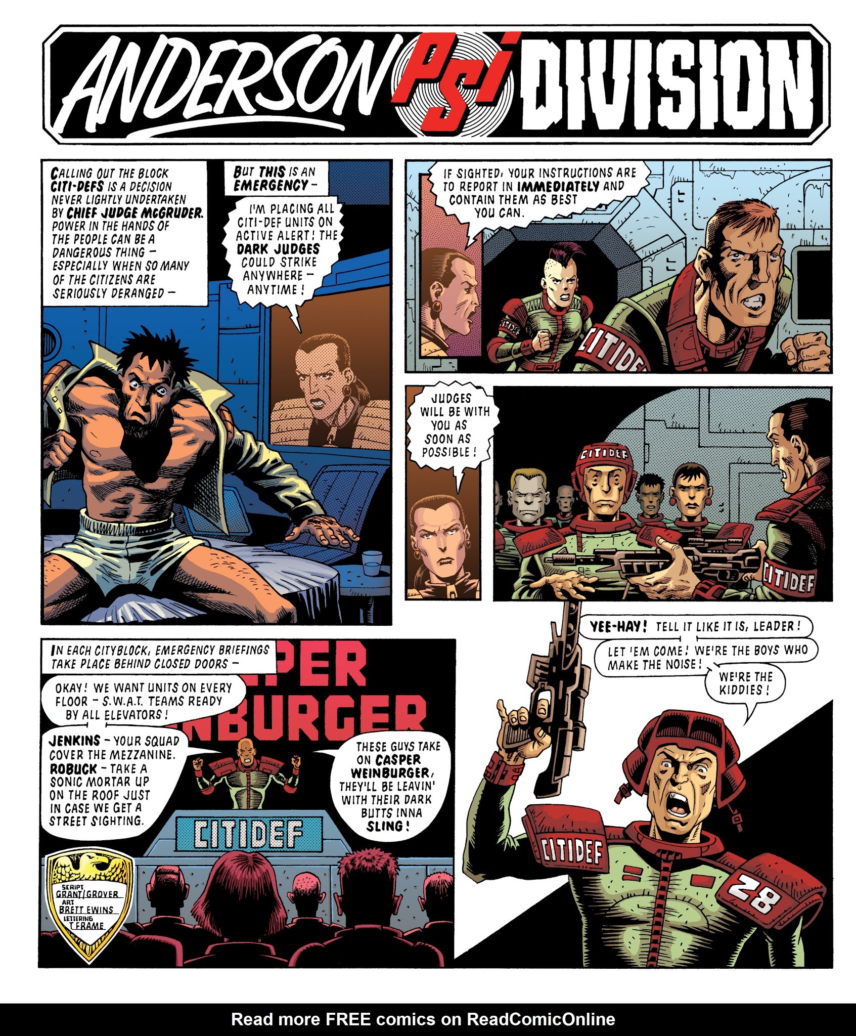 Read online Judge Dredd Classics: The Dark Judges comic -  Issue # TPB - 82