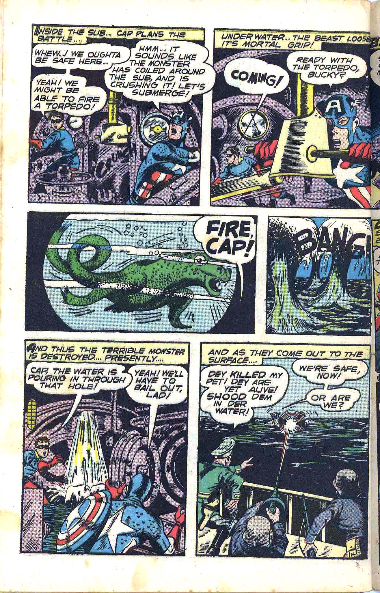 Read online Captain America Comics comic -  Issue #40 - 55