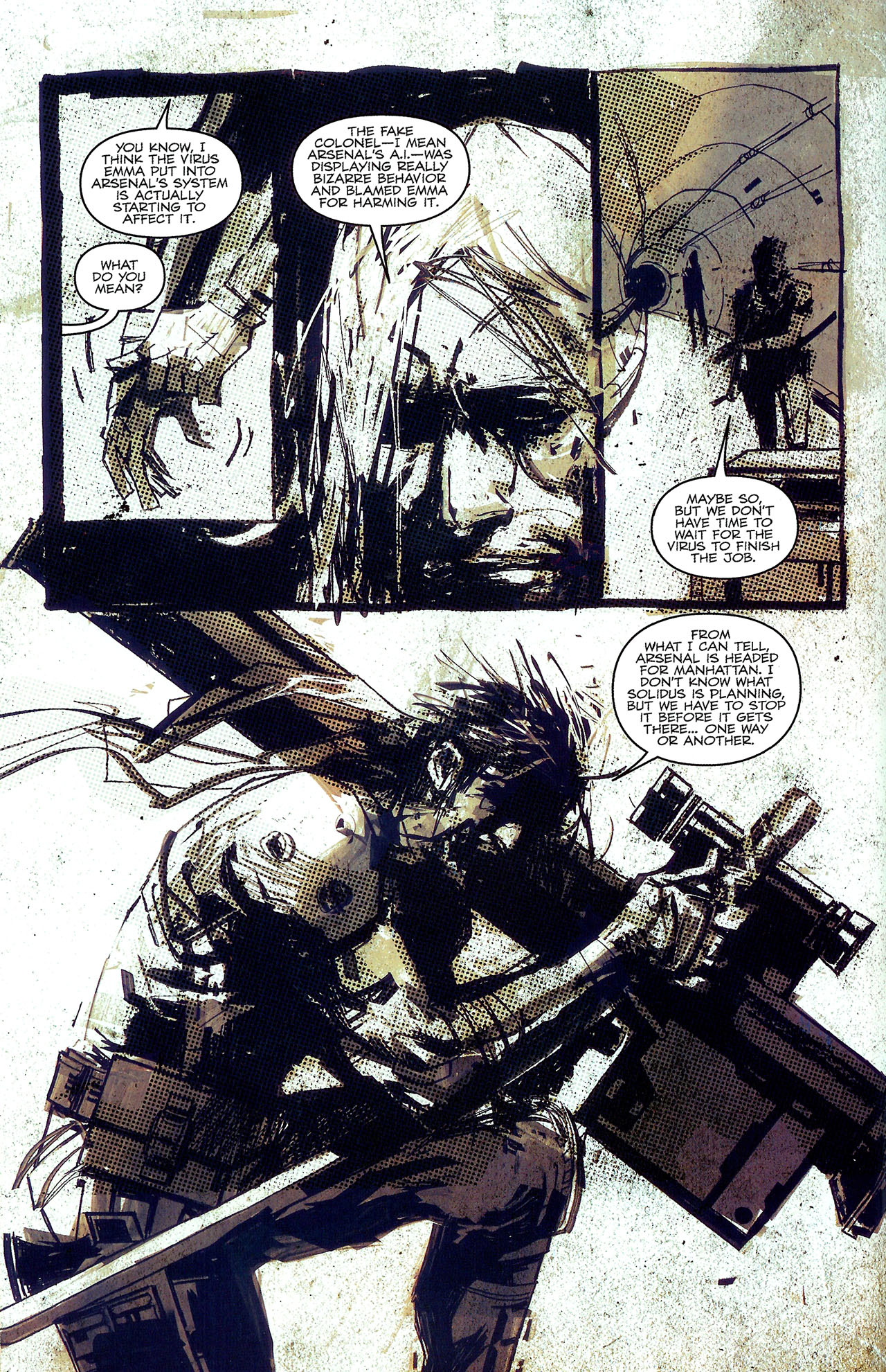 Read online Metal Gear Solid: Sons of Liberty comic -  Issue #10 - 6