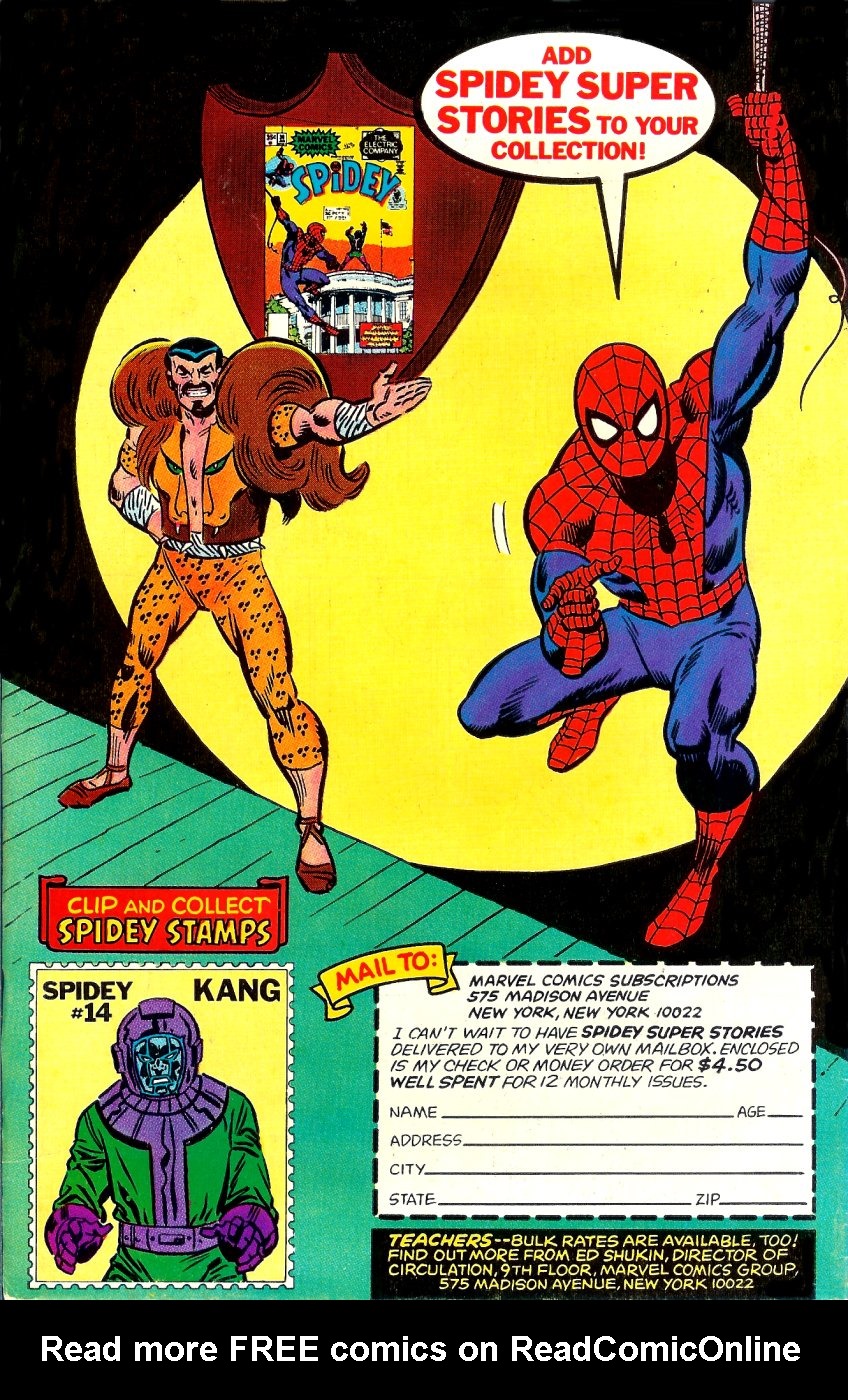Read online Spidey Super Stories comic -  Issue #30 - 36