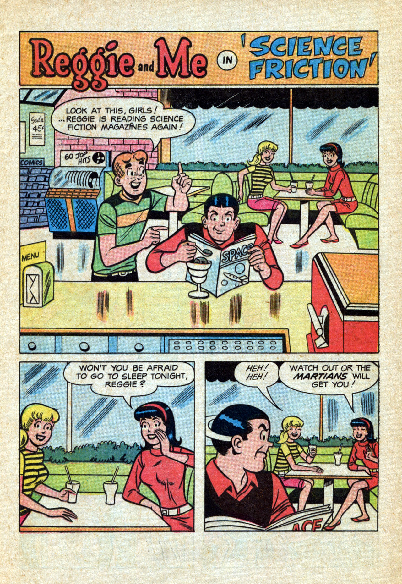 Read online Reggie and Me (1966) comic -  Issue #27 - 13