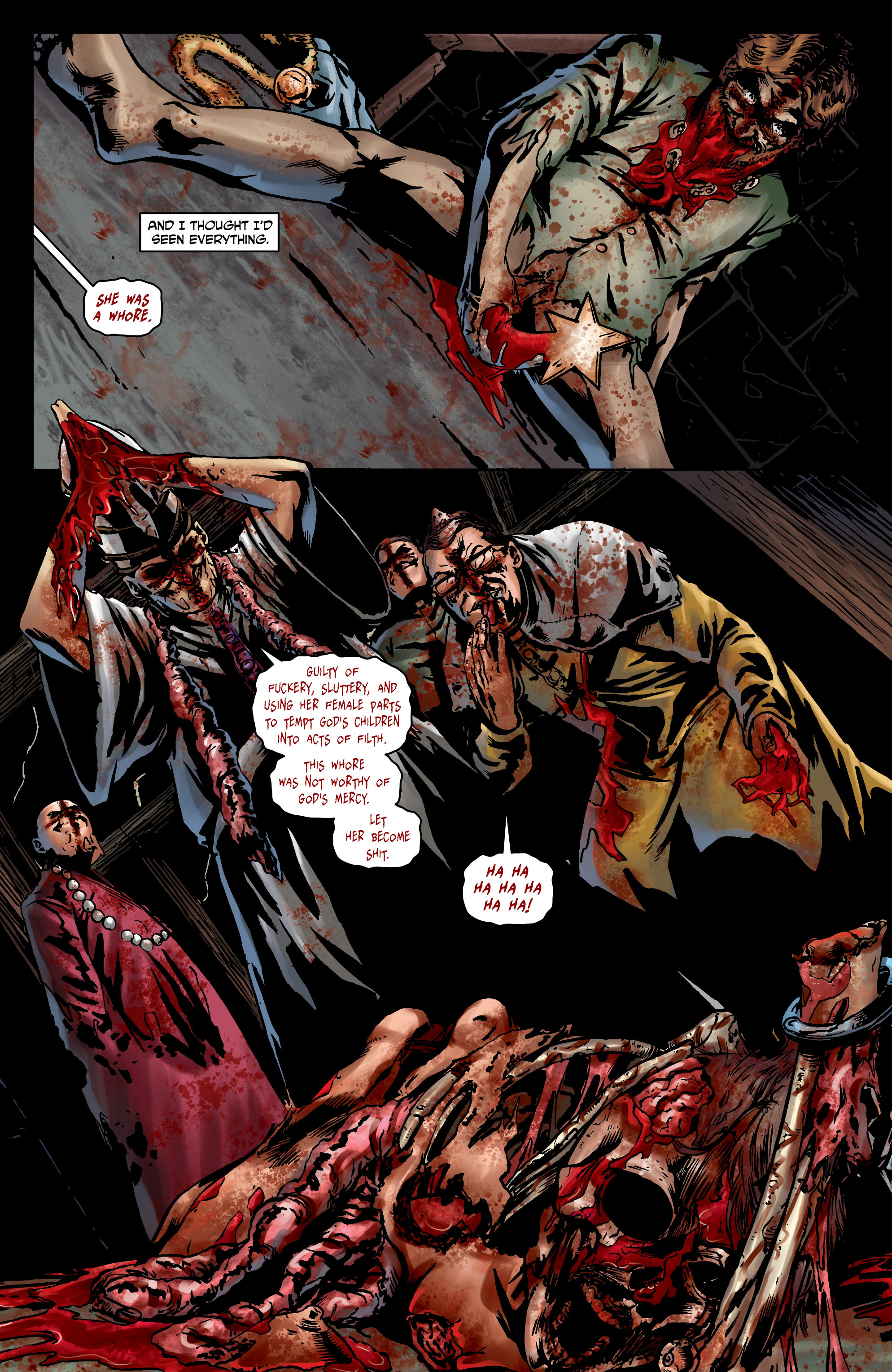 Read online Crossed: Badlands comic -  Issue #33 - 17