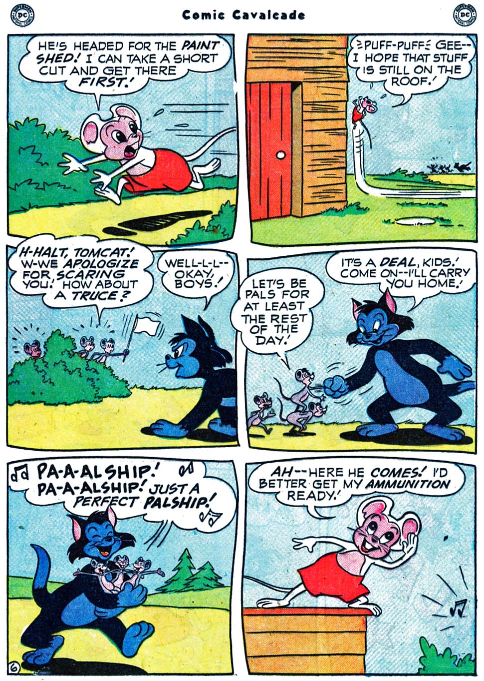 Read online Comic Cavalcade comic -  Issue #39 - 25