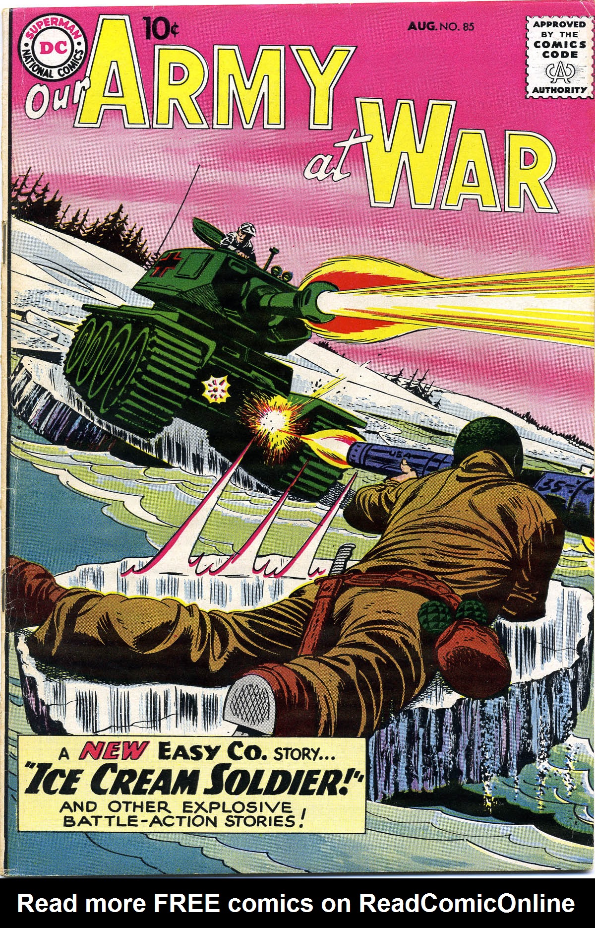 Read online Our Army at War (1952) comic -  Issue #85 - 1