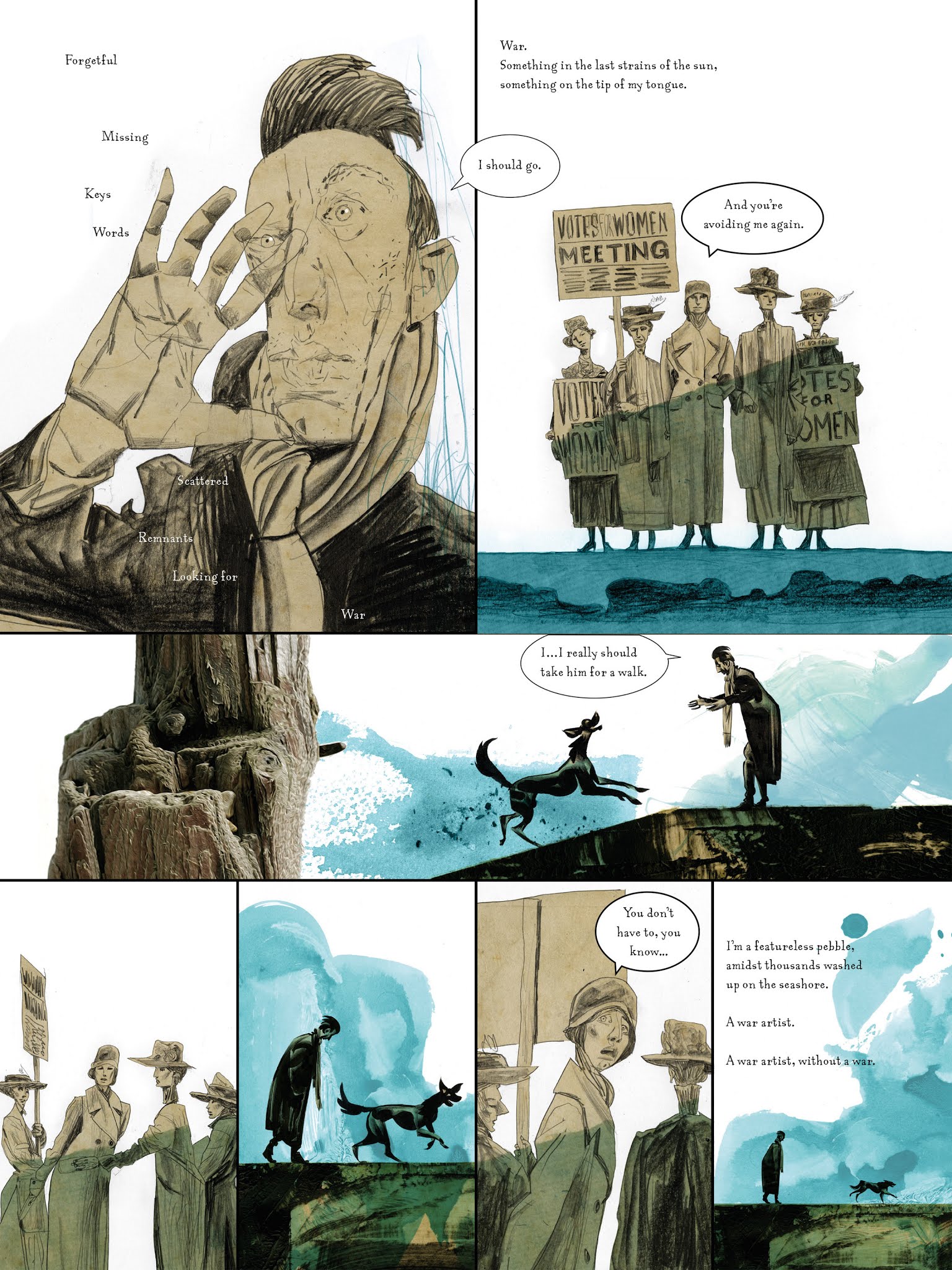 Read online Black Dog: The Dreams of Paul Nash comic -  Issue # TPB - 83