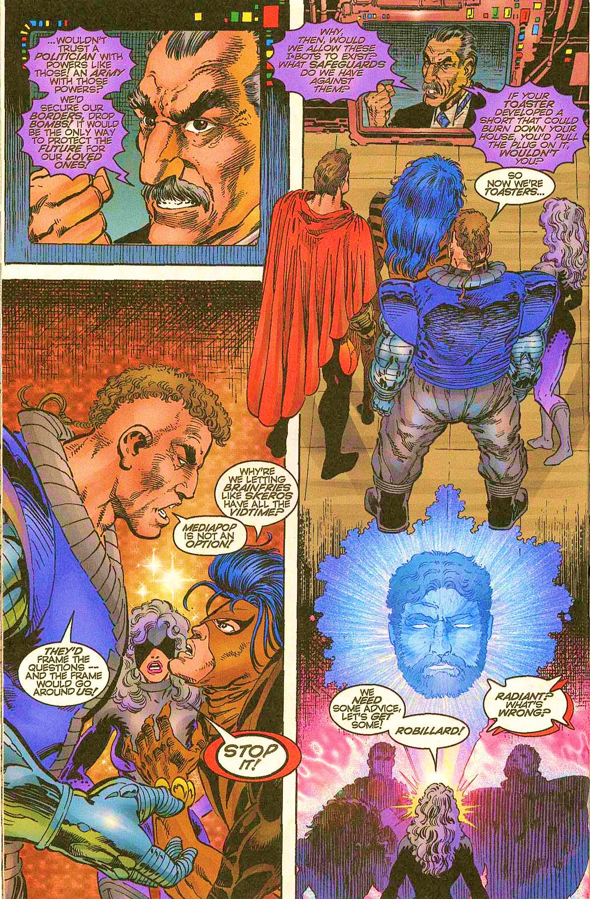 Read online Isaac Asimov's I-Bots comic -  Issue #7 - 12