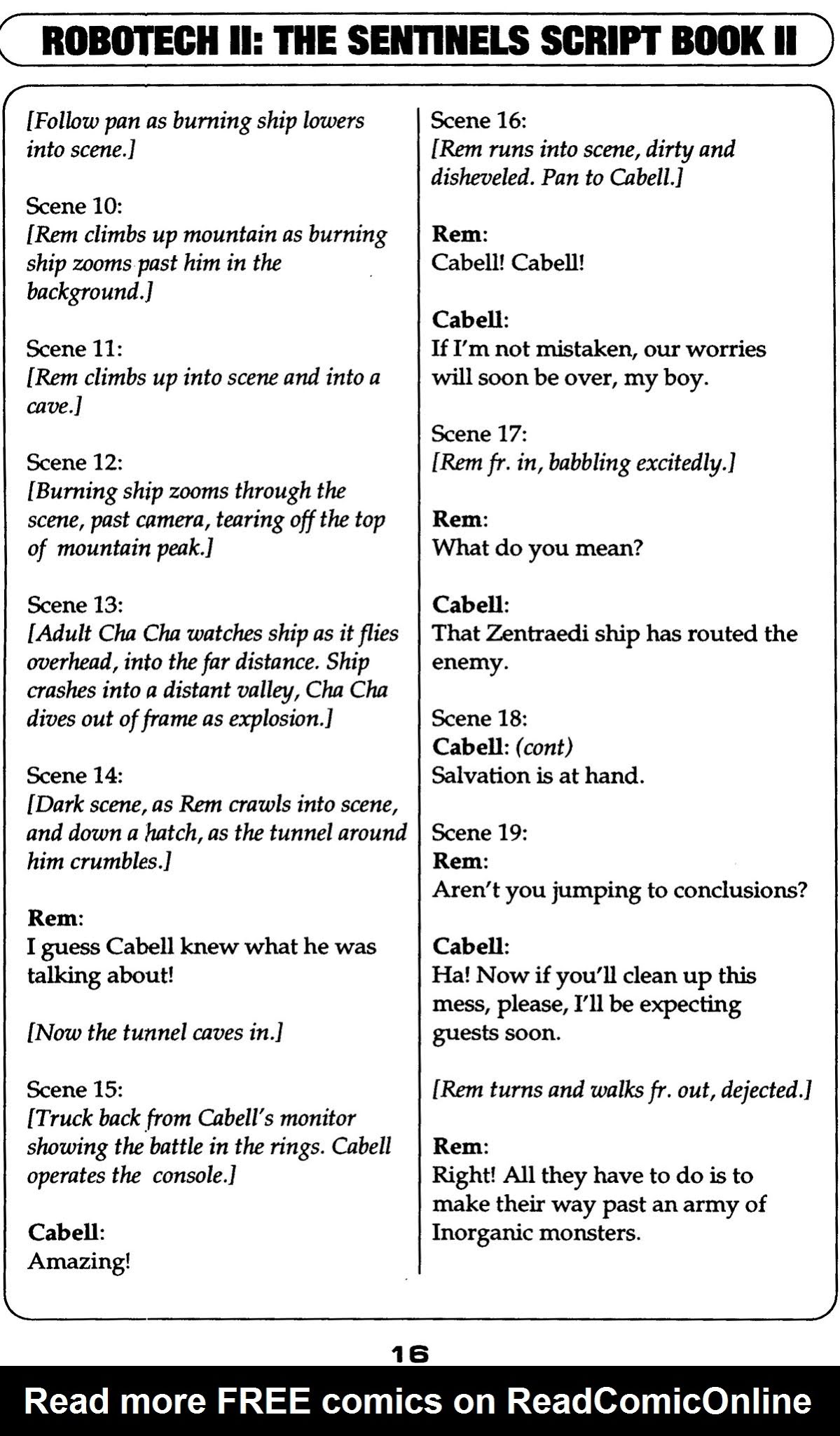 Read online Robotech II: The Sentinels comic -  Issue # _Script Book 2 - 17