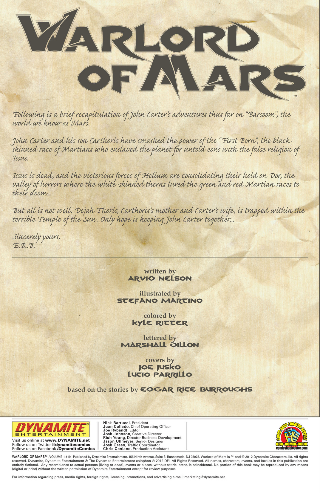 Read online Warlord of Mars comic -  Issue #19 - 3