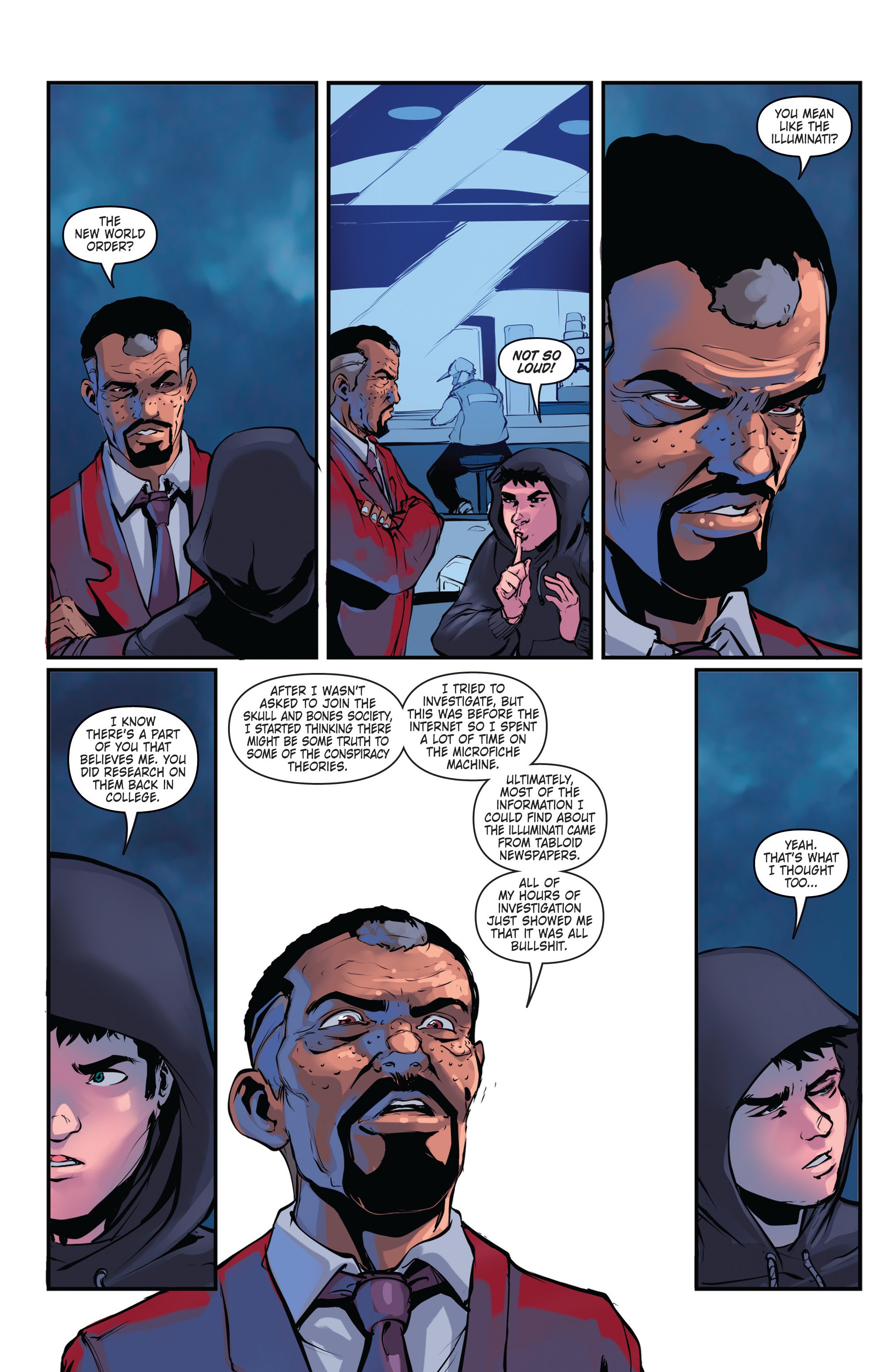 Read online Conspiracy comic -  Issue #4 - 11