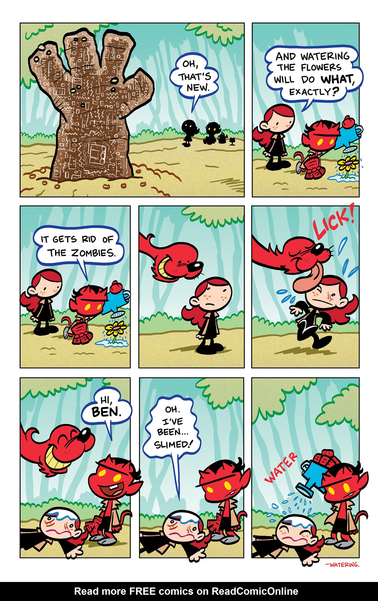 Read online Itty Bitty Hellboy: The Search for the Were-Jaguar! comic -  Issue #2 - 9