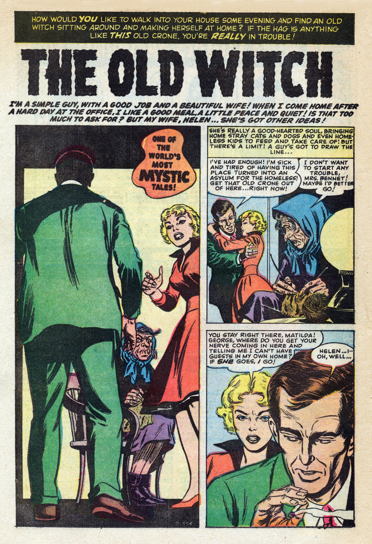 Read online Mystic (1951) comic -  Issue #26 - 16