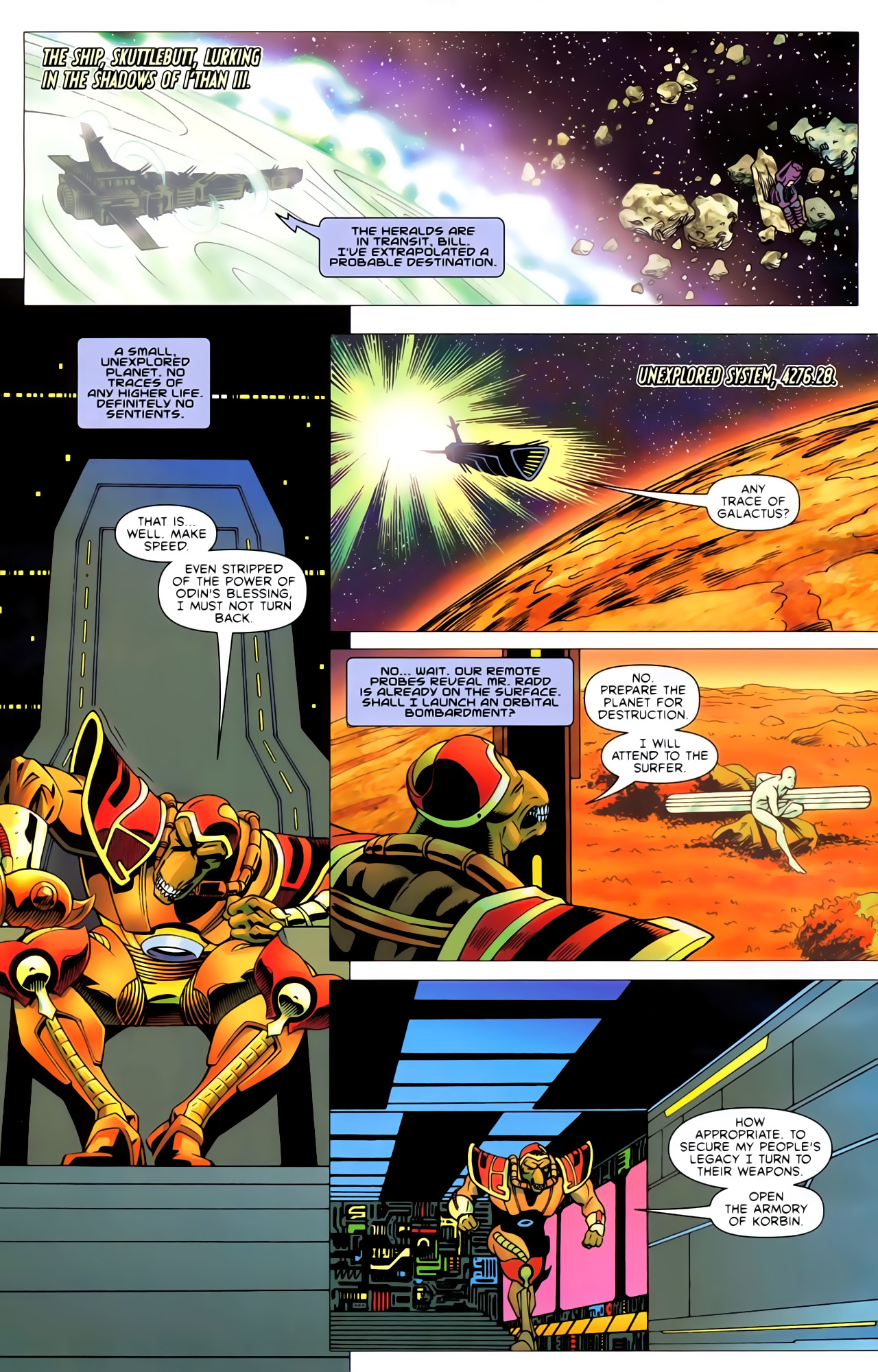 Read online Beta Ray Bill: Godhunter comic -  Issue #3 - 5