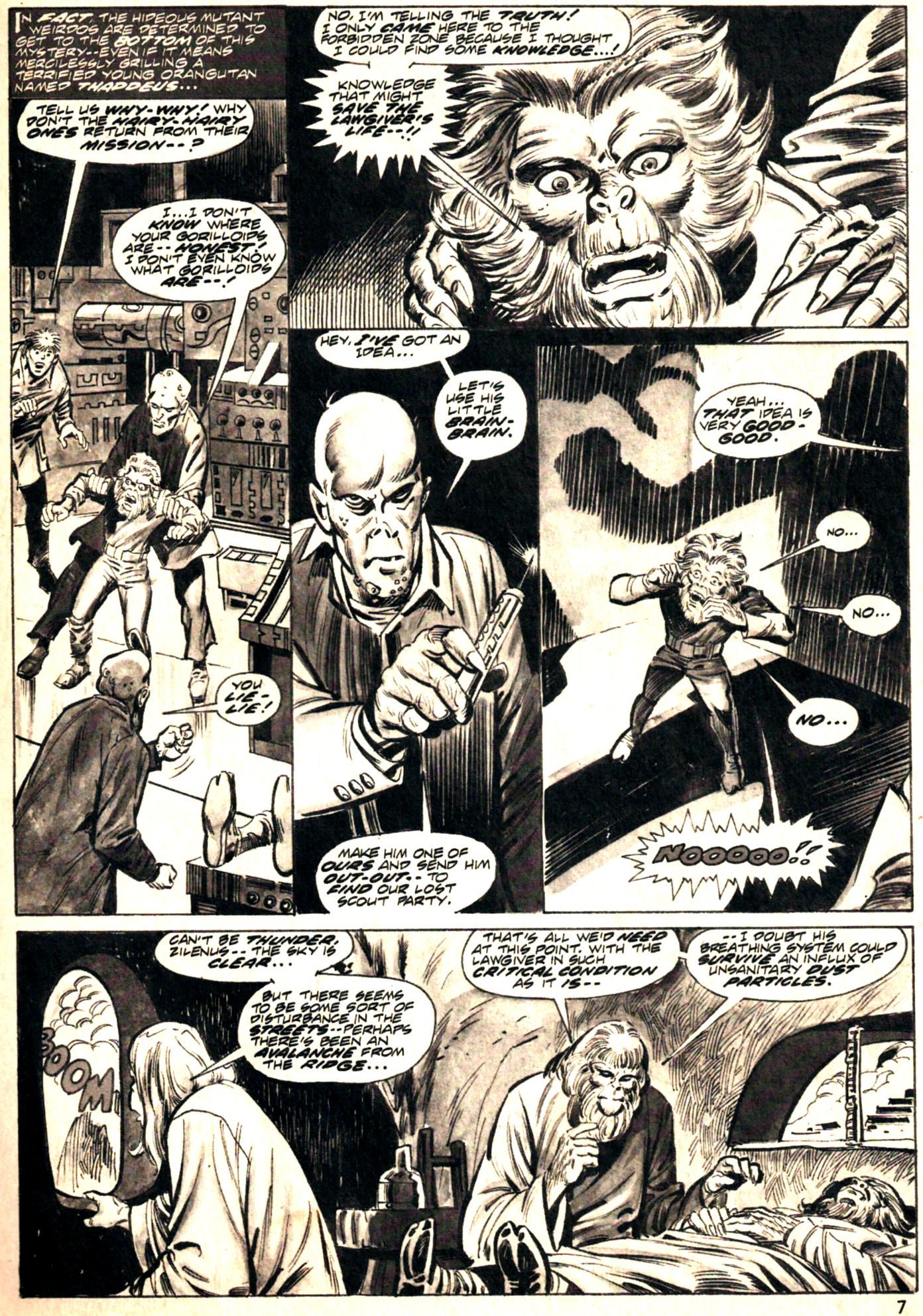 Read online Planet of the Apes comic -  Issue #28 - 7