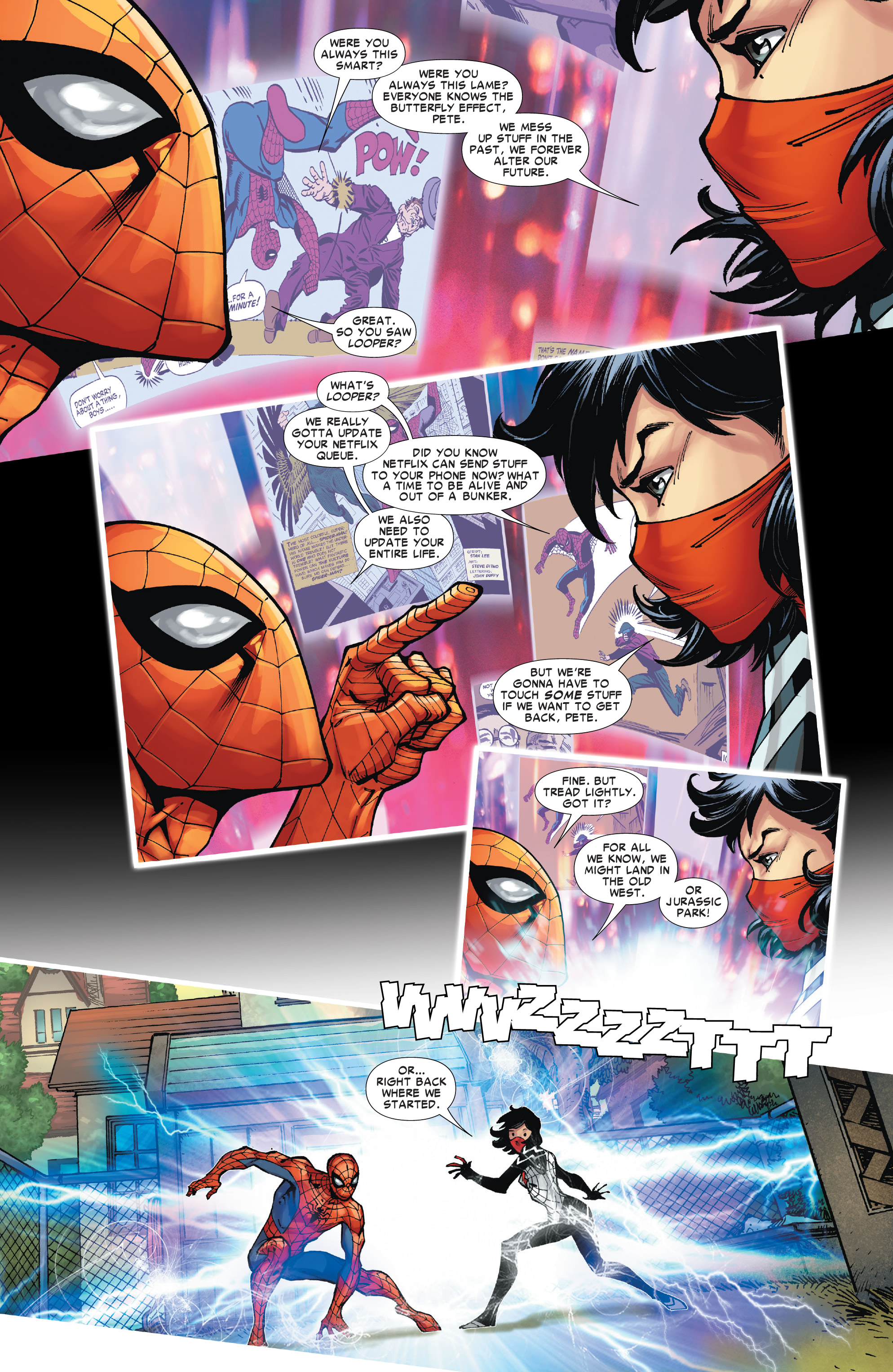 Read online Silk: Out of the Spider-Verse comic -  Issue # TPB 2 (Part 1) - 16