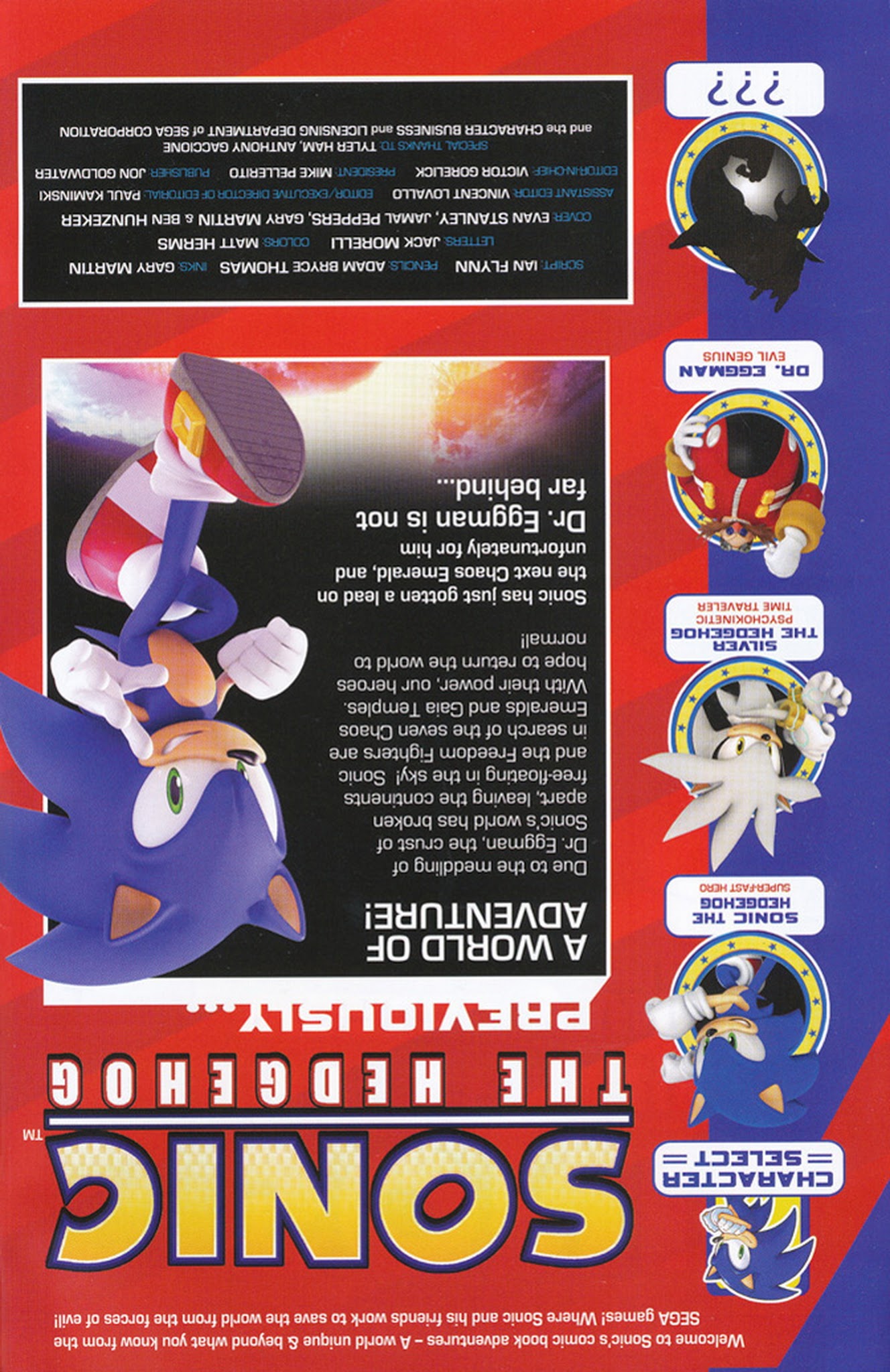 Read online Free Comic Book Day 2015 comic -  Issue # Sonic the Hedgehog - Mega Man Worlds Unite Prelude - 39