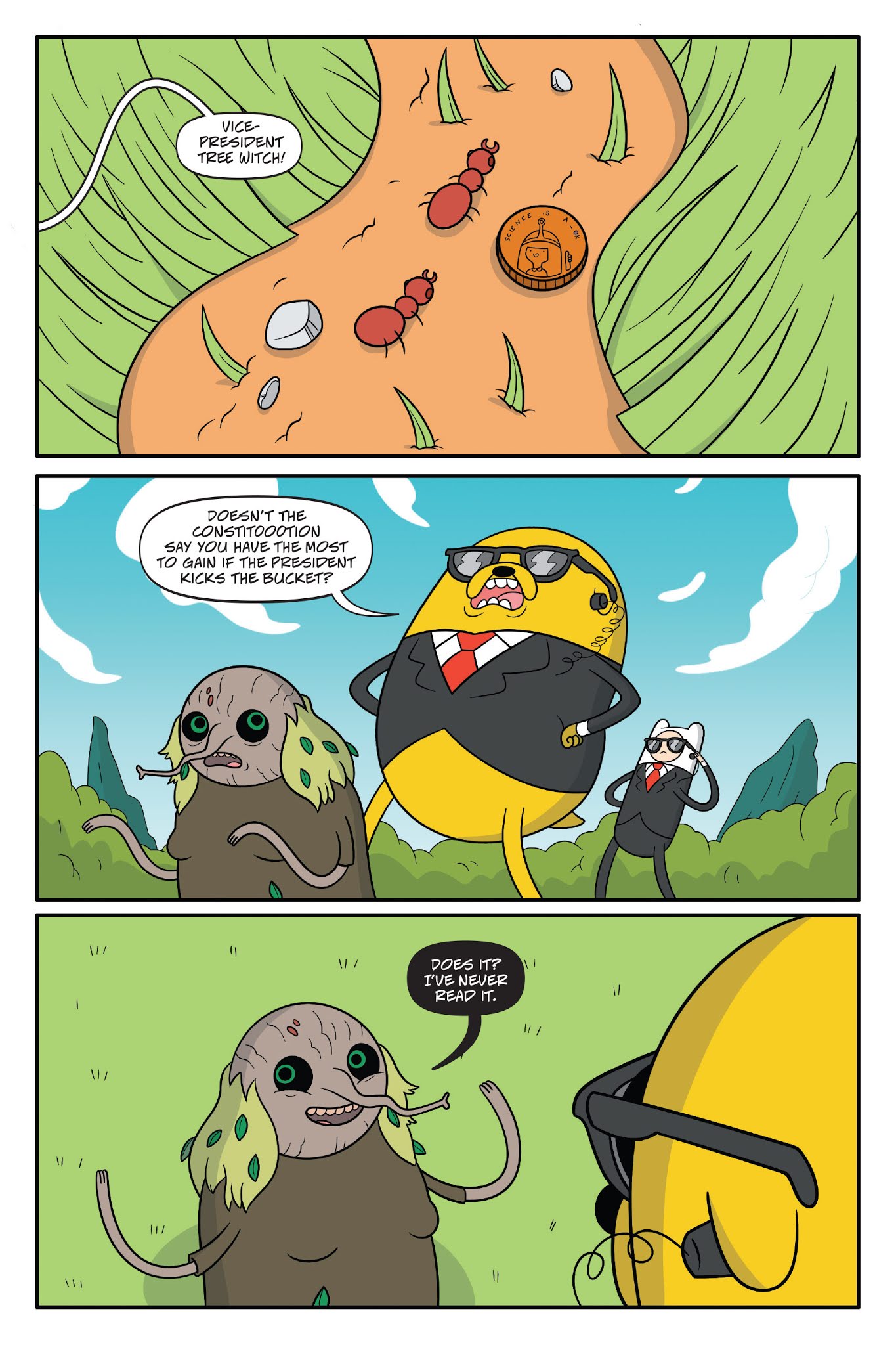 Read online Adventure Time: President Bubblegum comic -  Issue # TPB - 81