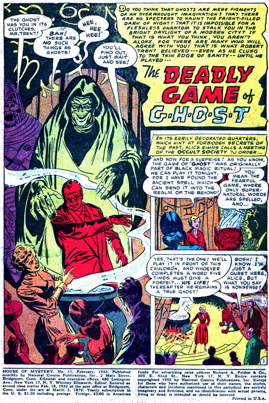 Read online House of Mystery (1951) comic -  Issue #11 - 3