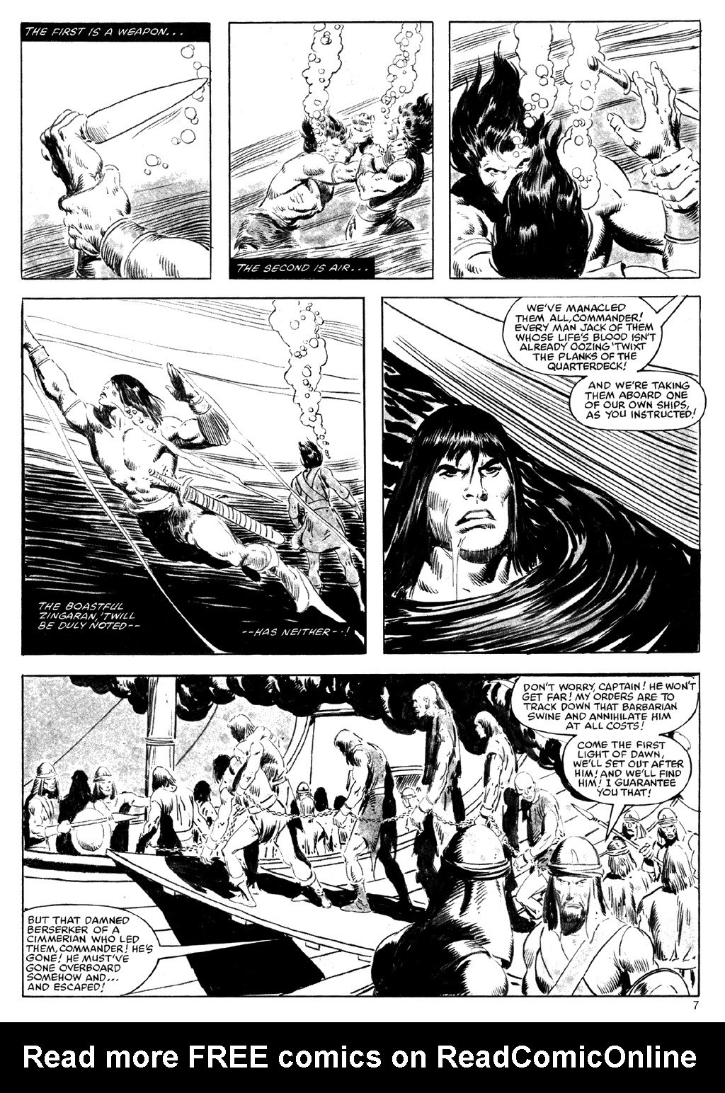 Read online The Savage Sword Of Conan comic -  Issue #73 - 7