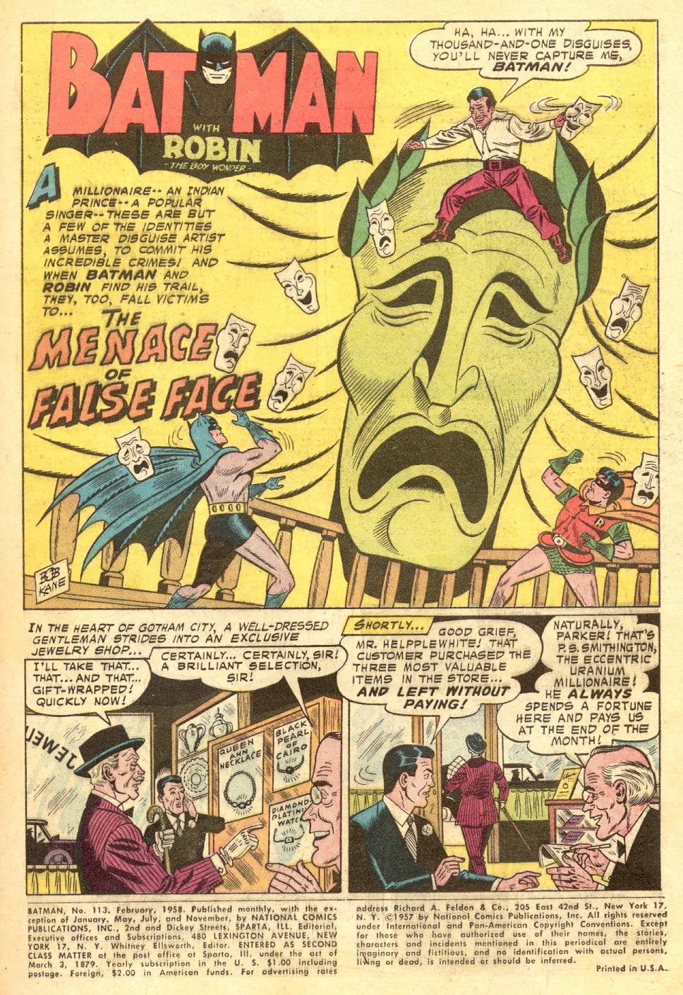Batman (1940) issue 113 - Page 2