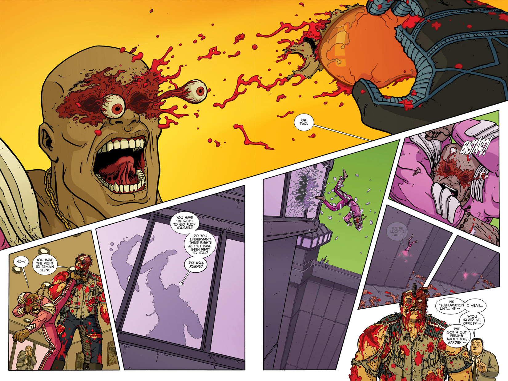 Read online Officer Downe: Bigger, Better, Bastard Edition comic -  Issue # TPB - 45