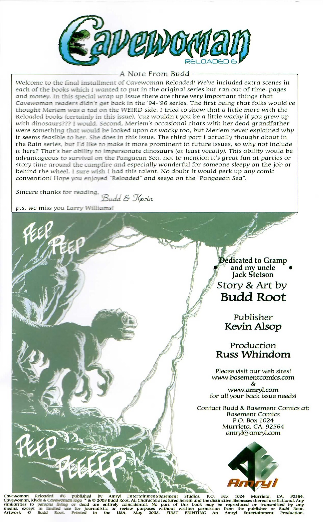 Read online Cavewoman Reloaded comic -  Issue #6 - 43